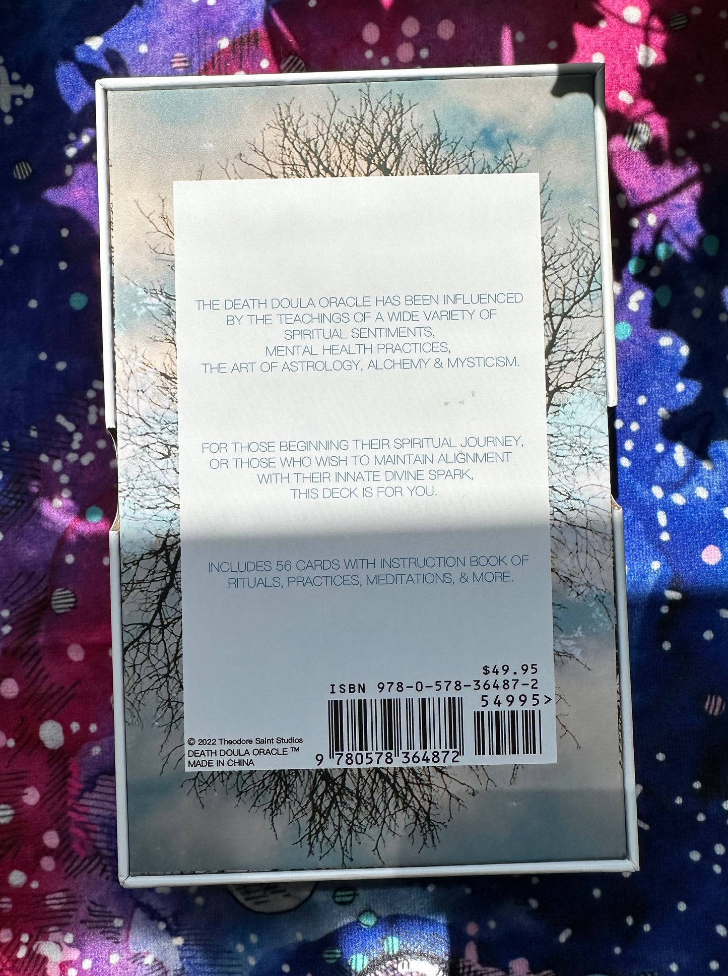 Death Doula Oracle, 56 Card Deck for Death and Rebirth, Shadow Work Tool, Divination Tool