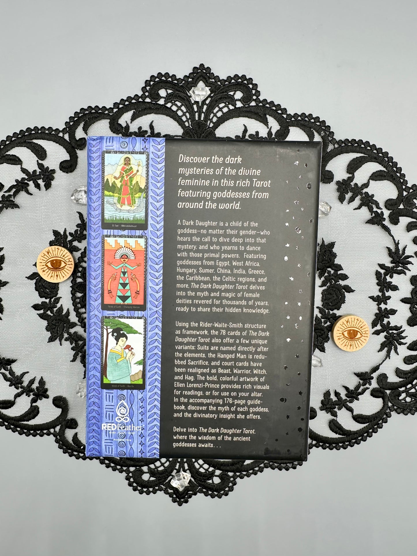 The Dark Daughter Tarot Deck and Guidebook- Goddesses of the World Speak from the Depths
