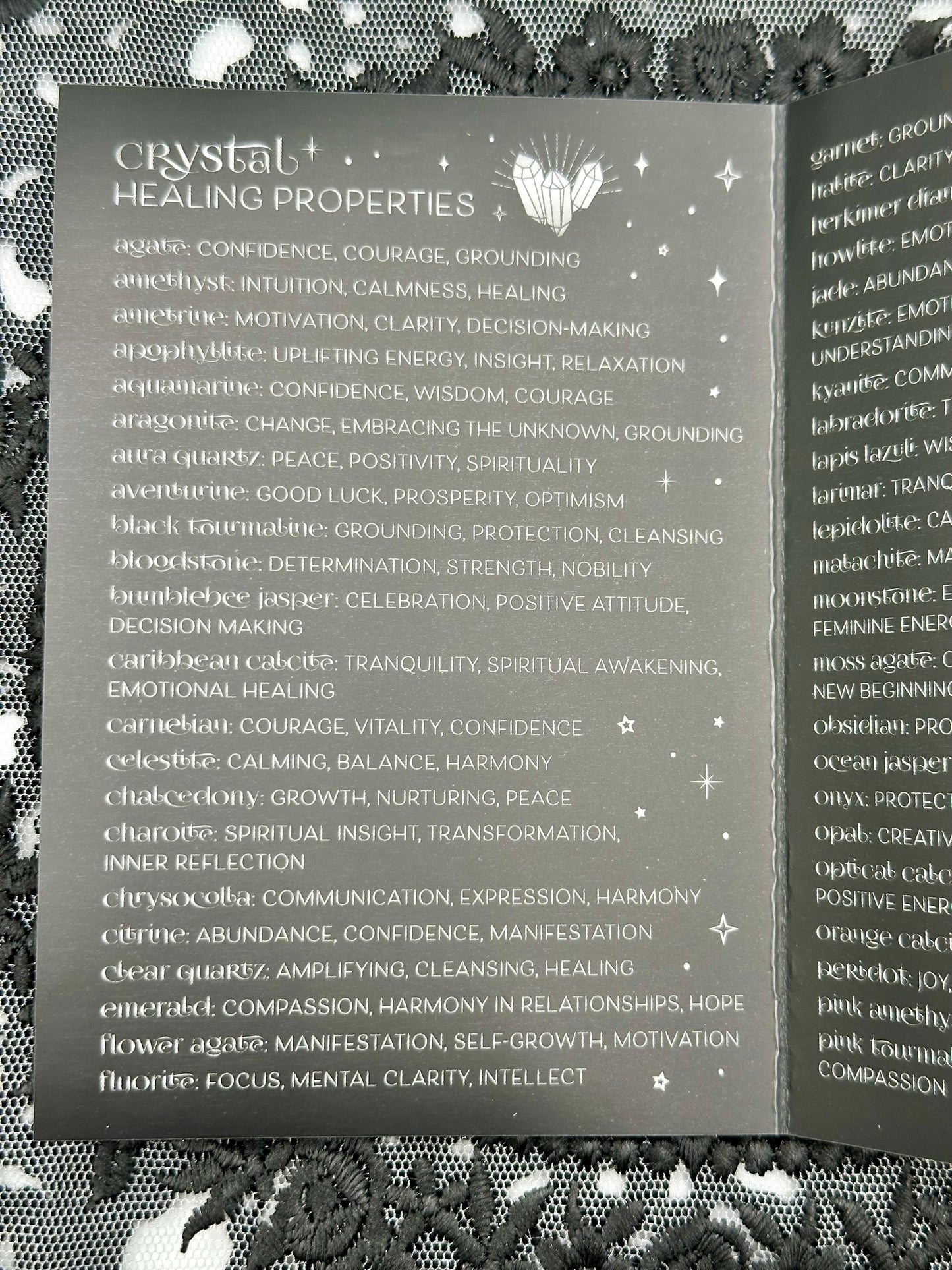 Crystal Affirmations Deck: Silver Aura Edition