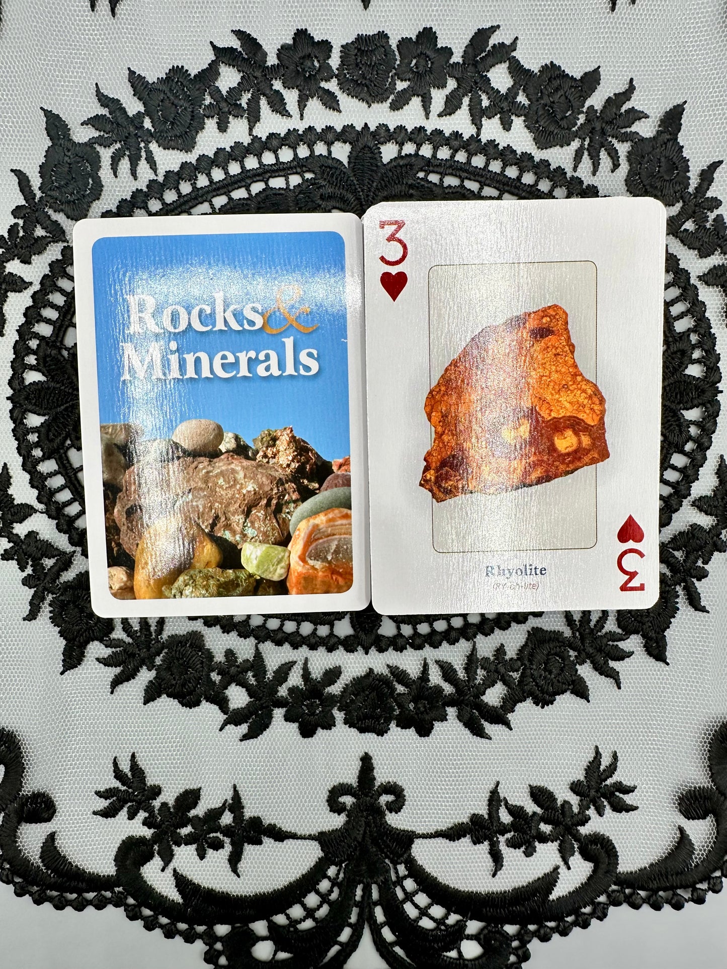Rocks and Minerals Playing Cards