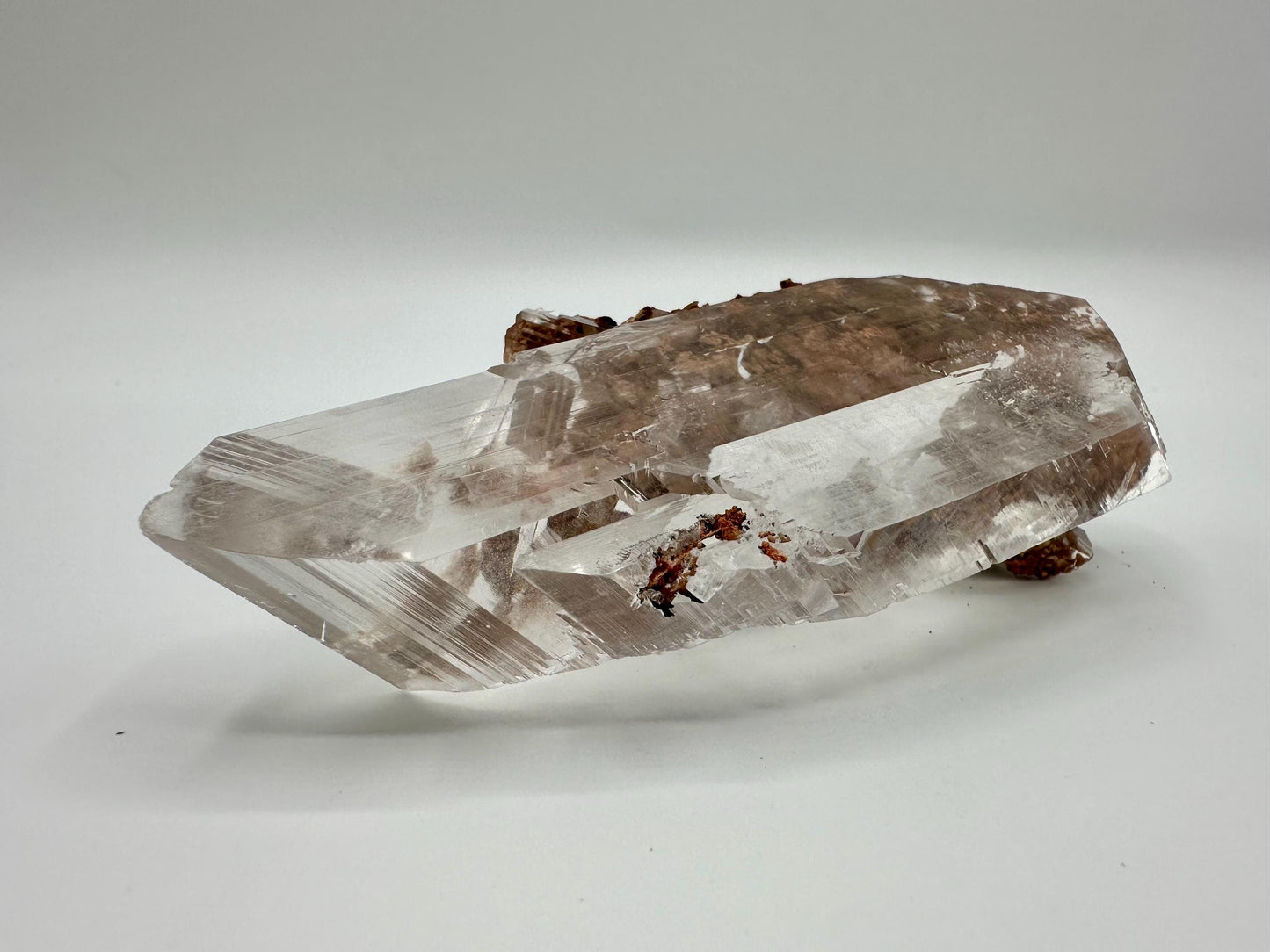 Bermejillo Selenite Crystal Mineral Specimen with Matrix
