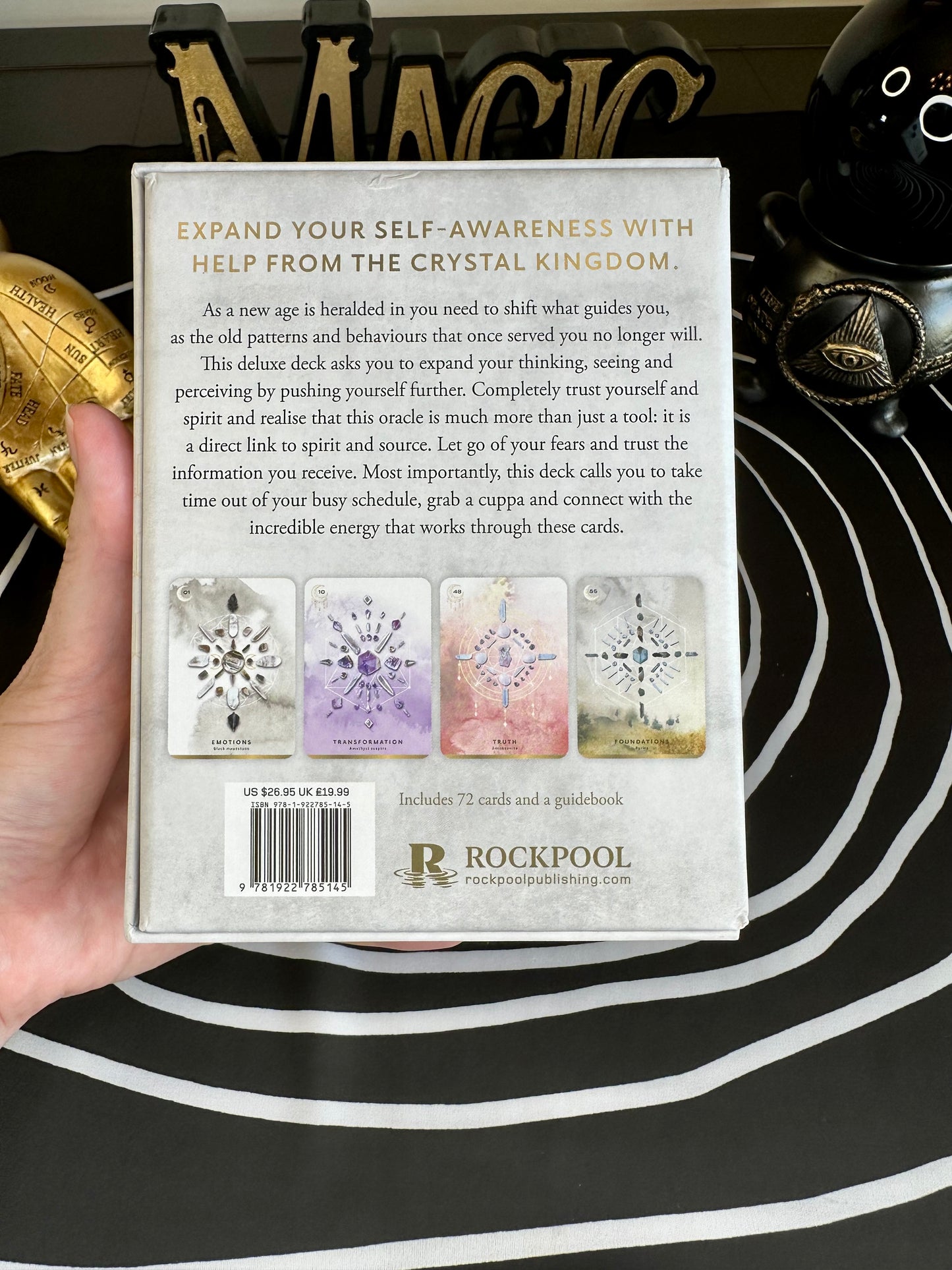 Crystal Grid Oracle Deck Deluxe Edition: 72 Card Set for Divination and Gridding