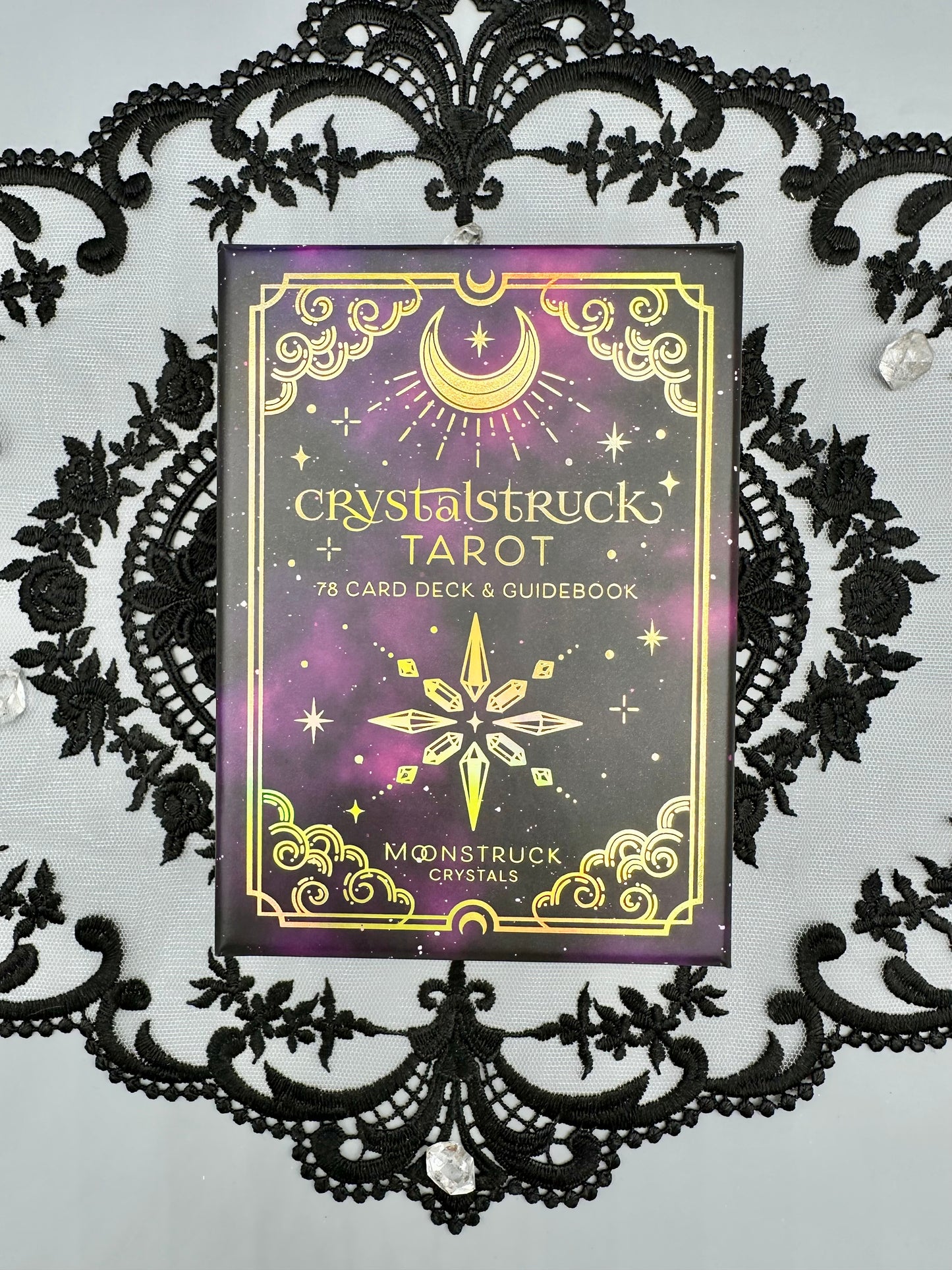 Crystalstruck Tarot Deck and Guidebooklet- Gold Edition
