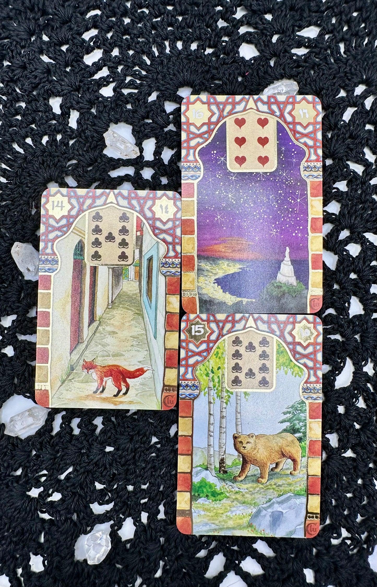 Rana George Lenormand Deck and Guidebook for Divination