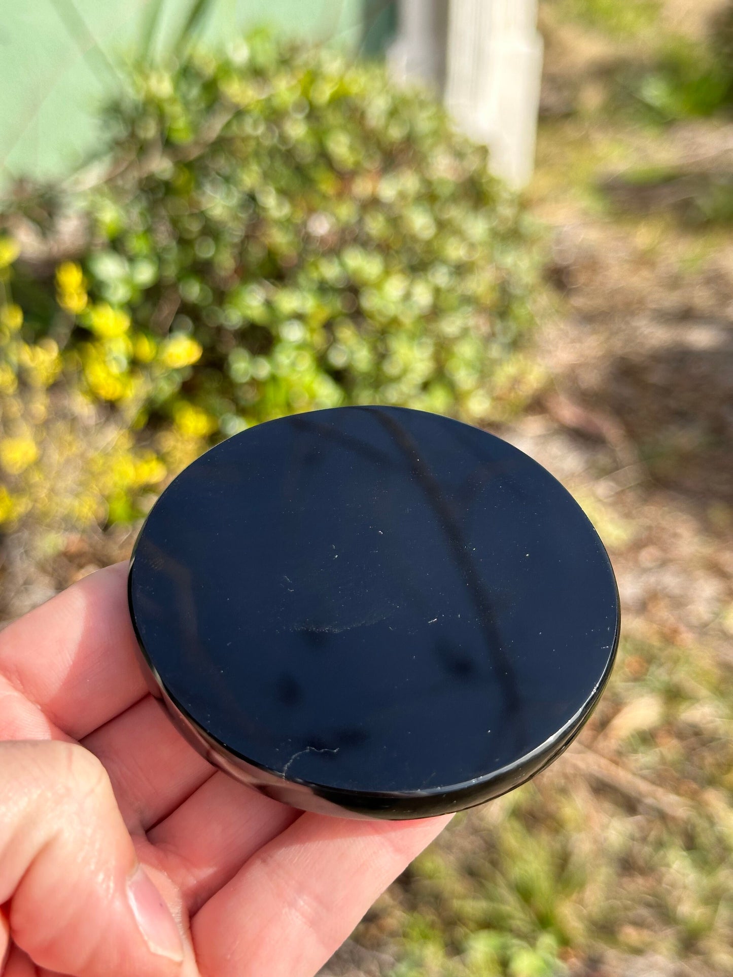 3" Obsidian Mirror