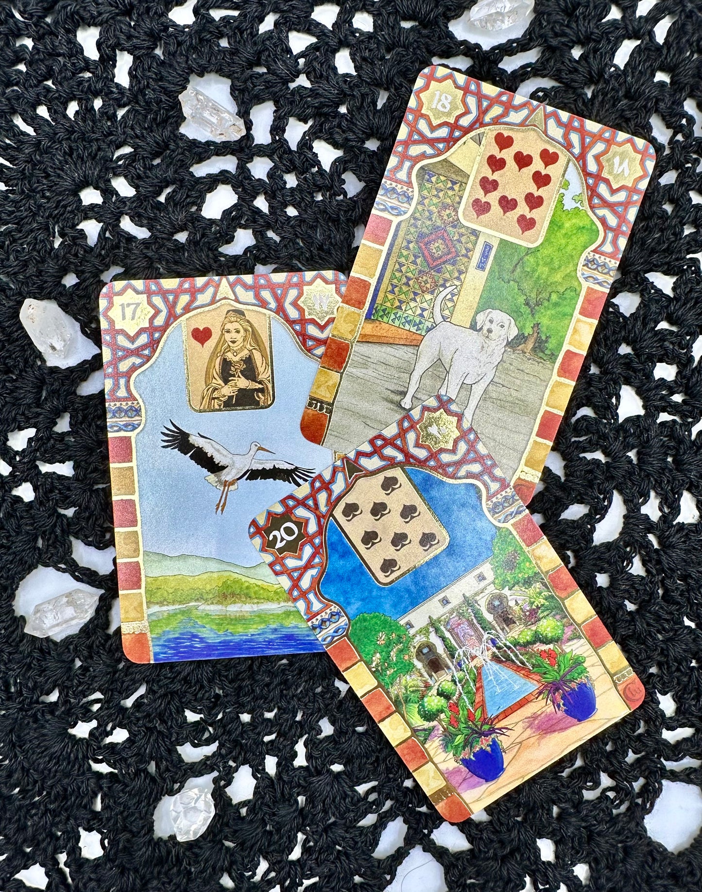 Rana George Lenormand Deck and Guidebook for Divination