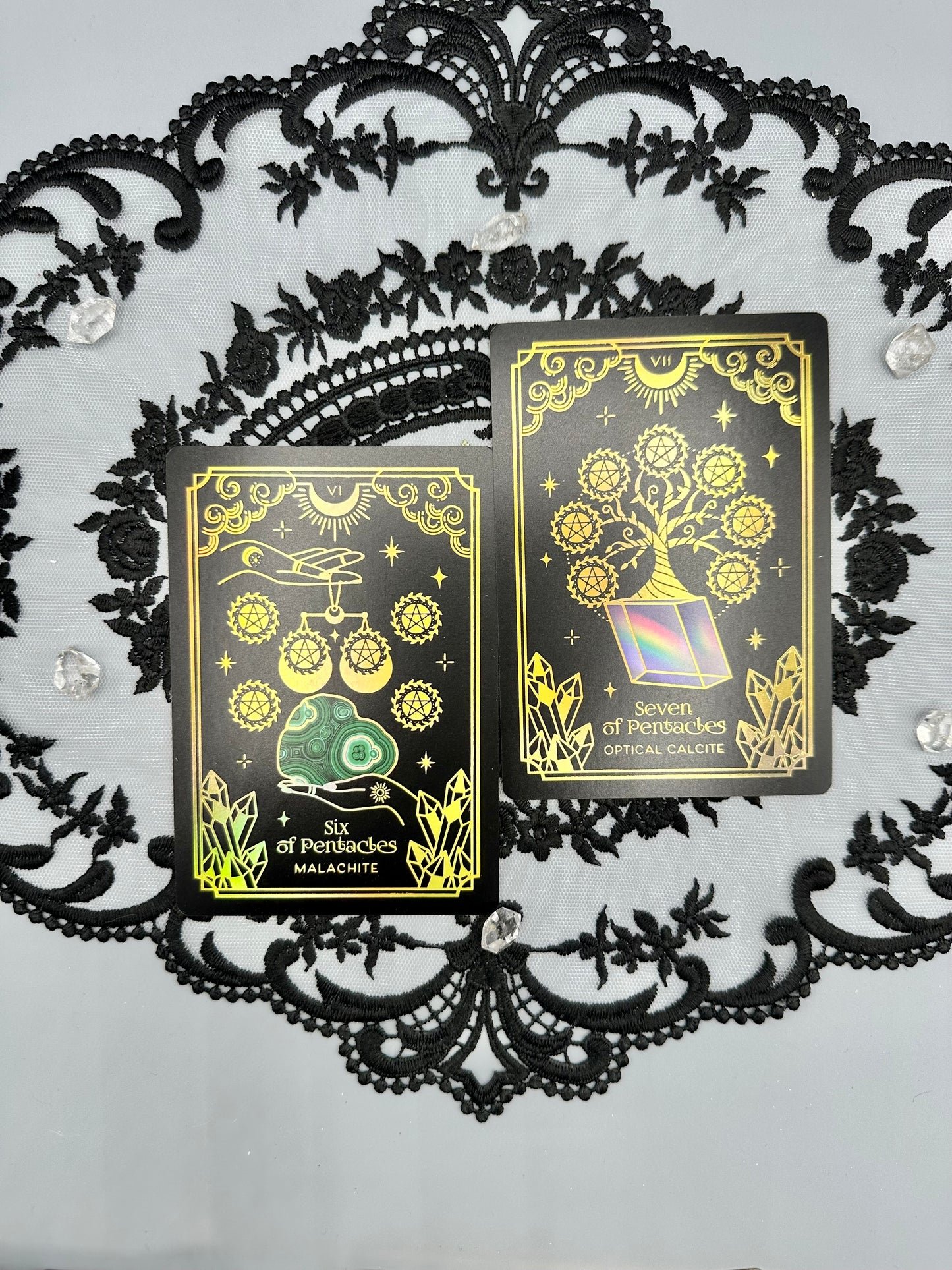 Crystalstruck Tarot Deck and Guidebooklet- Gold Edition