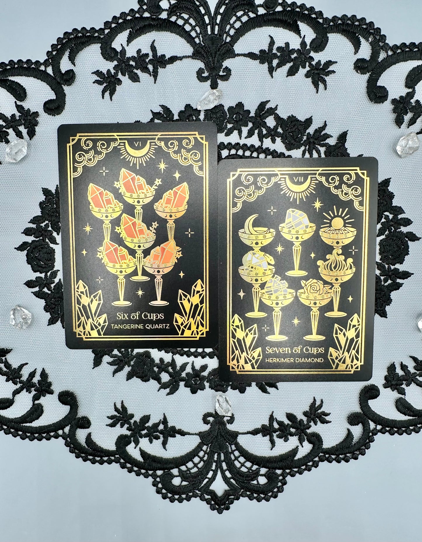 Crystalstruck Tarot Deck and Guidebooklet- Gold Edition