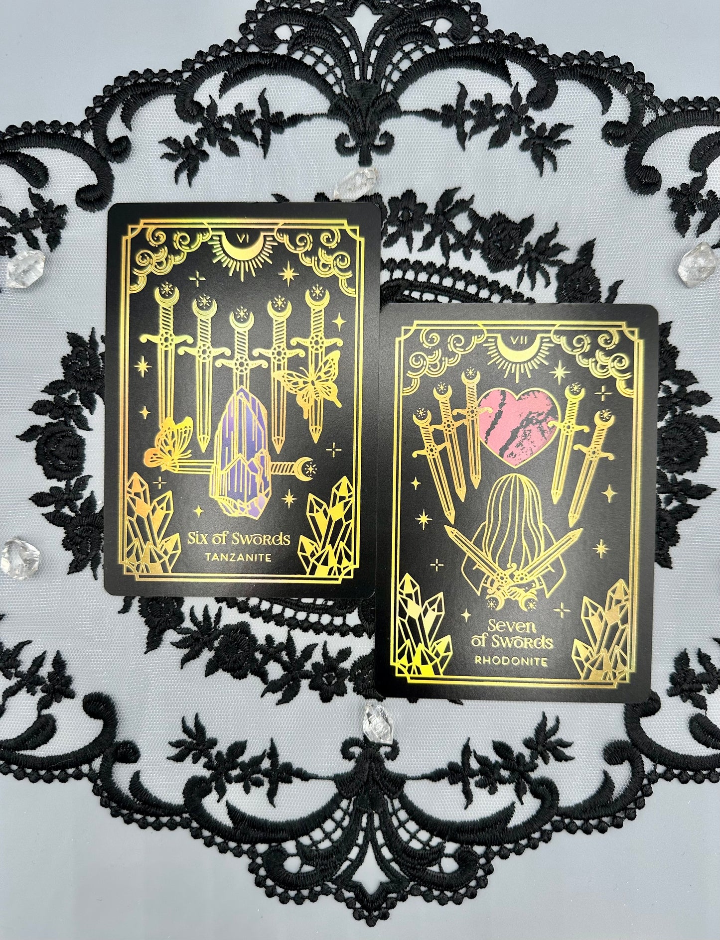 Crystalstruck Tarot Deck and Guidebooklet- Gold Edition