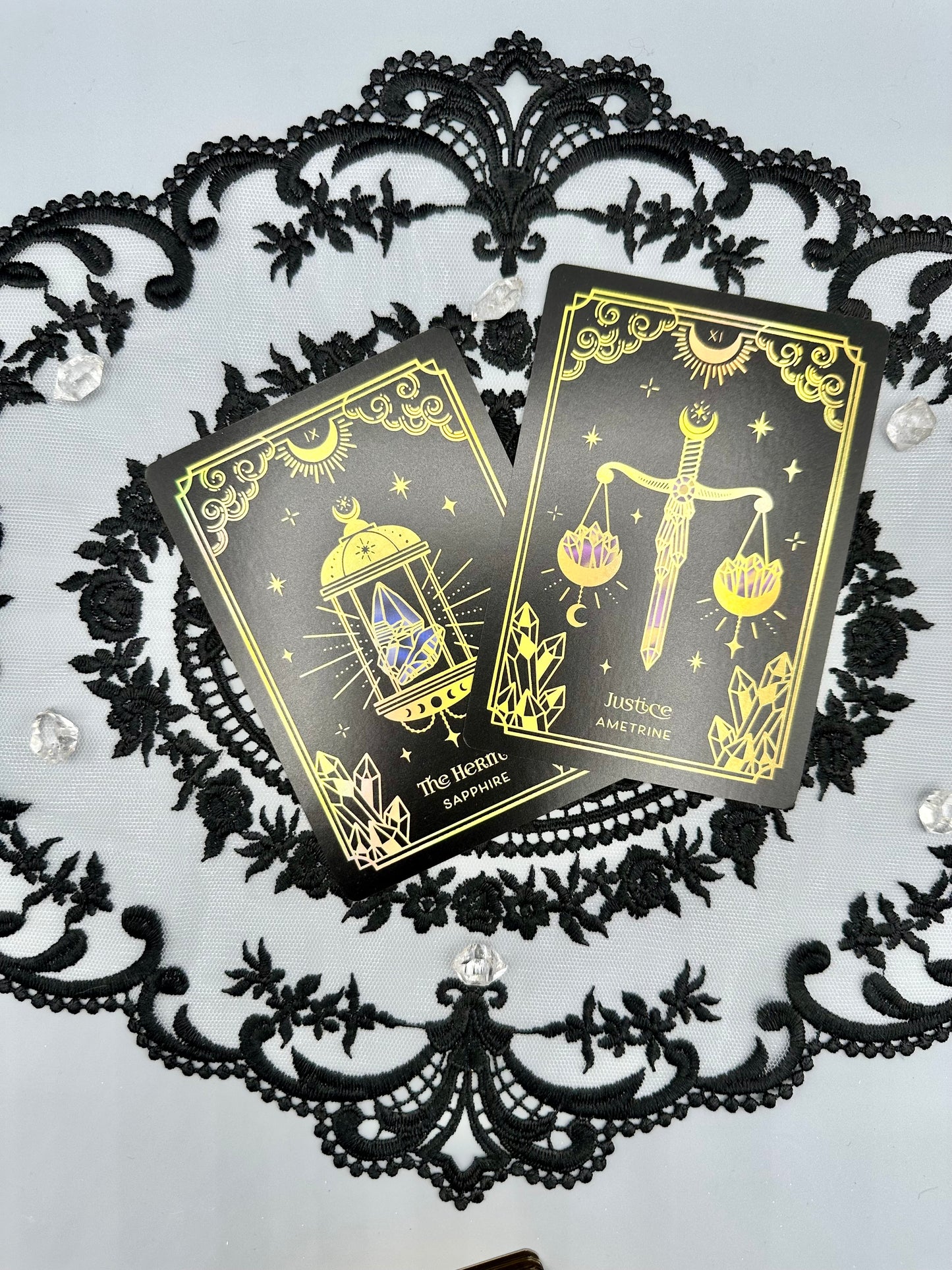 Crystalstruck Tarot Deck and Guidebooklet- Gold Edition