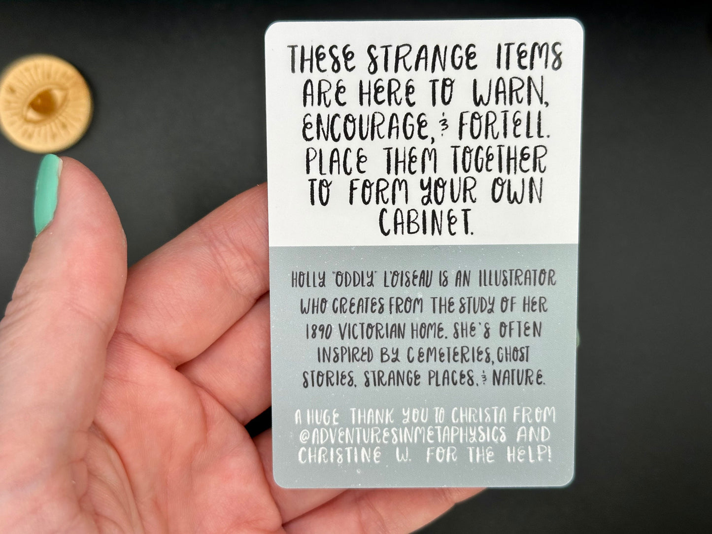 Mini Divi Curiosities Oracle Deck: Spirit Divination Tool, 30 Card Deck