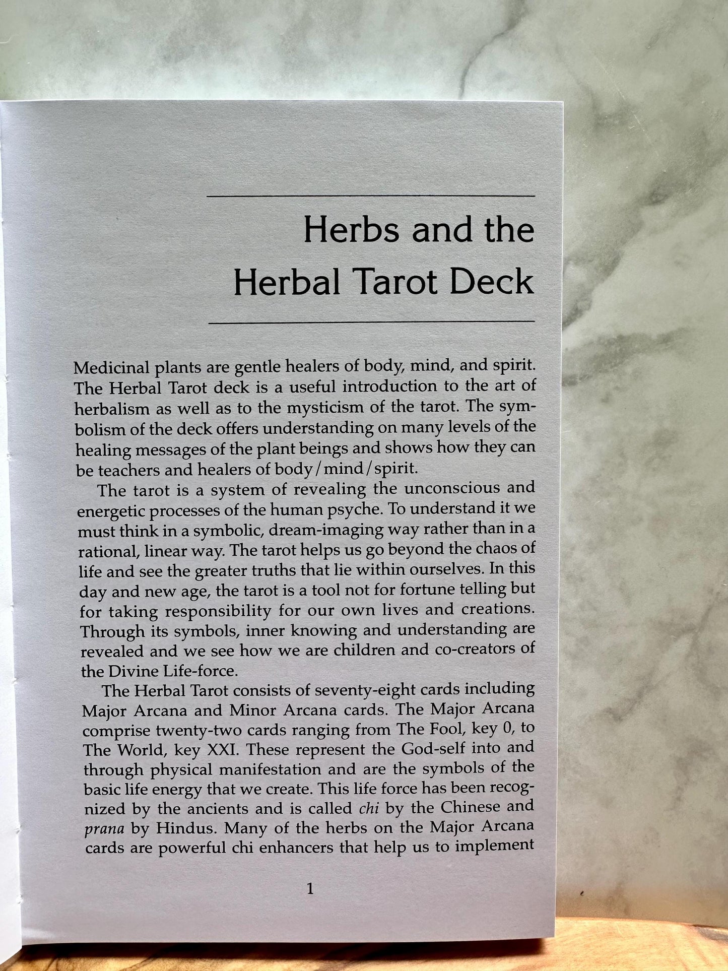 The Spirit of Herbs: A Guide to the Herbal Tarot
