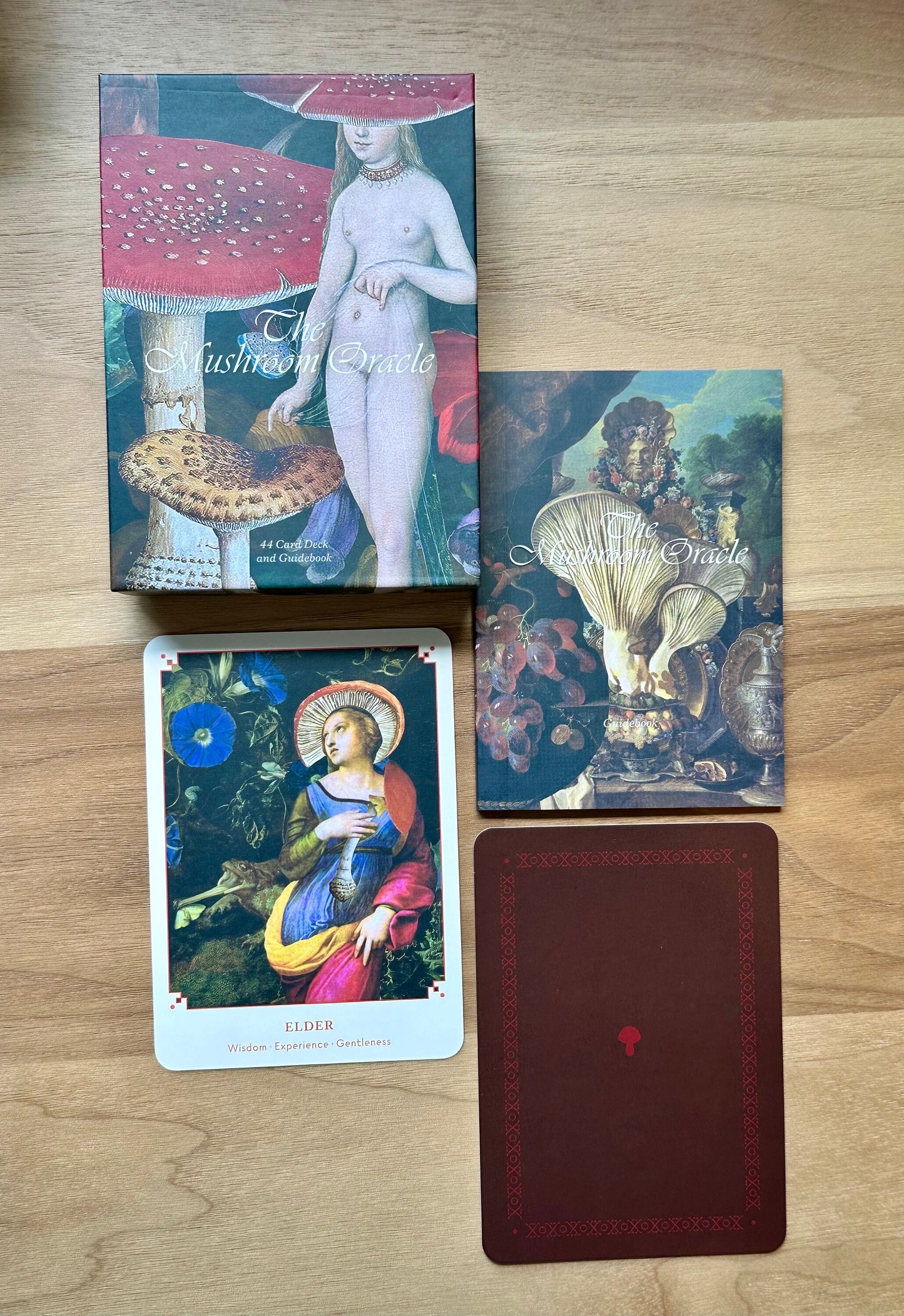 The Mushroom Oracle Deck- 44 Card Deck and Guidebook