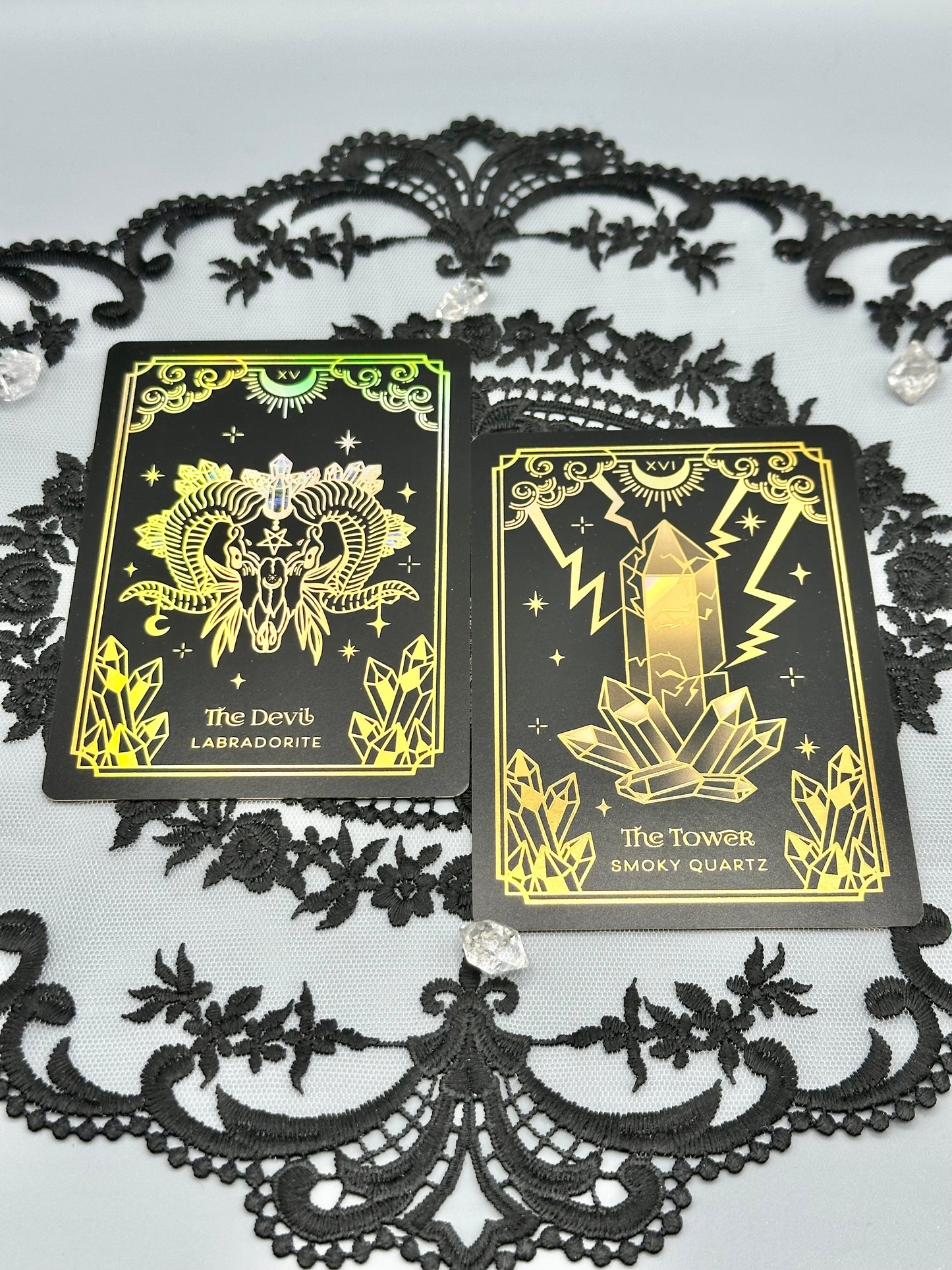 Crystalstruck Tarot Deck and Guidebooklet- Gold Edition