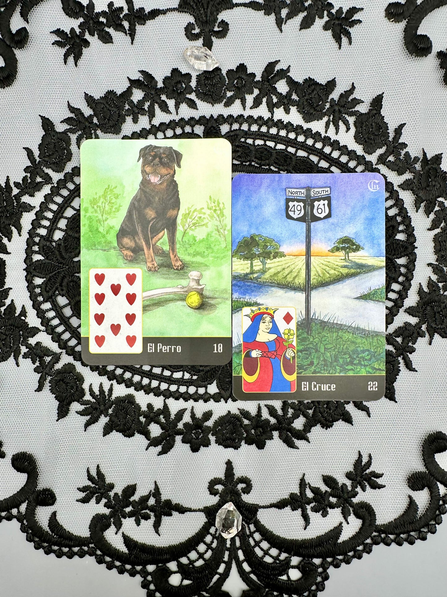 La Santa Muerte Lenormand Deck and Guidebook