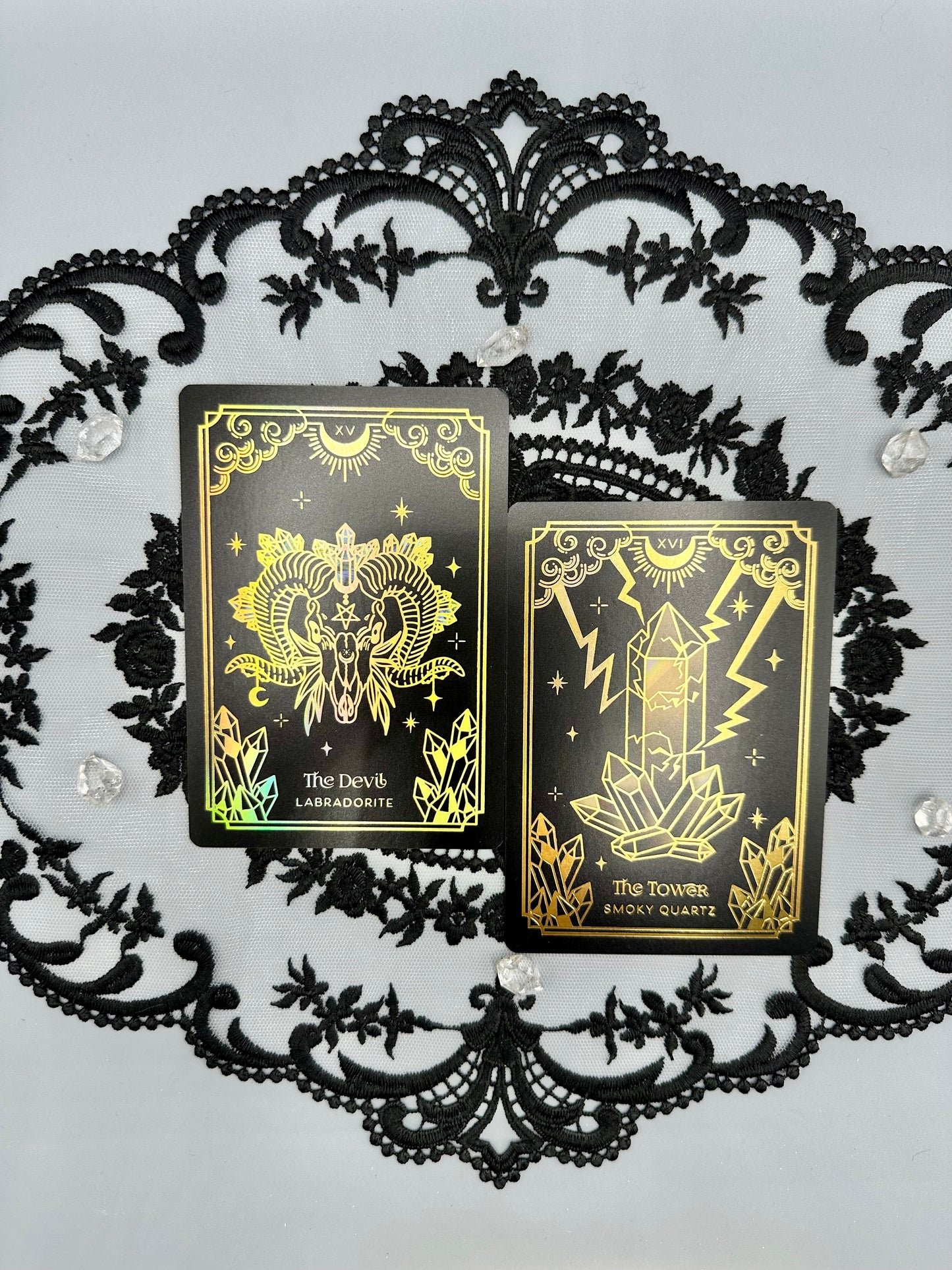 Crystalstruck Tarot Deck and Guidebooklet- Gold Edition