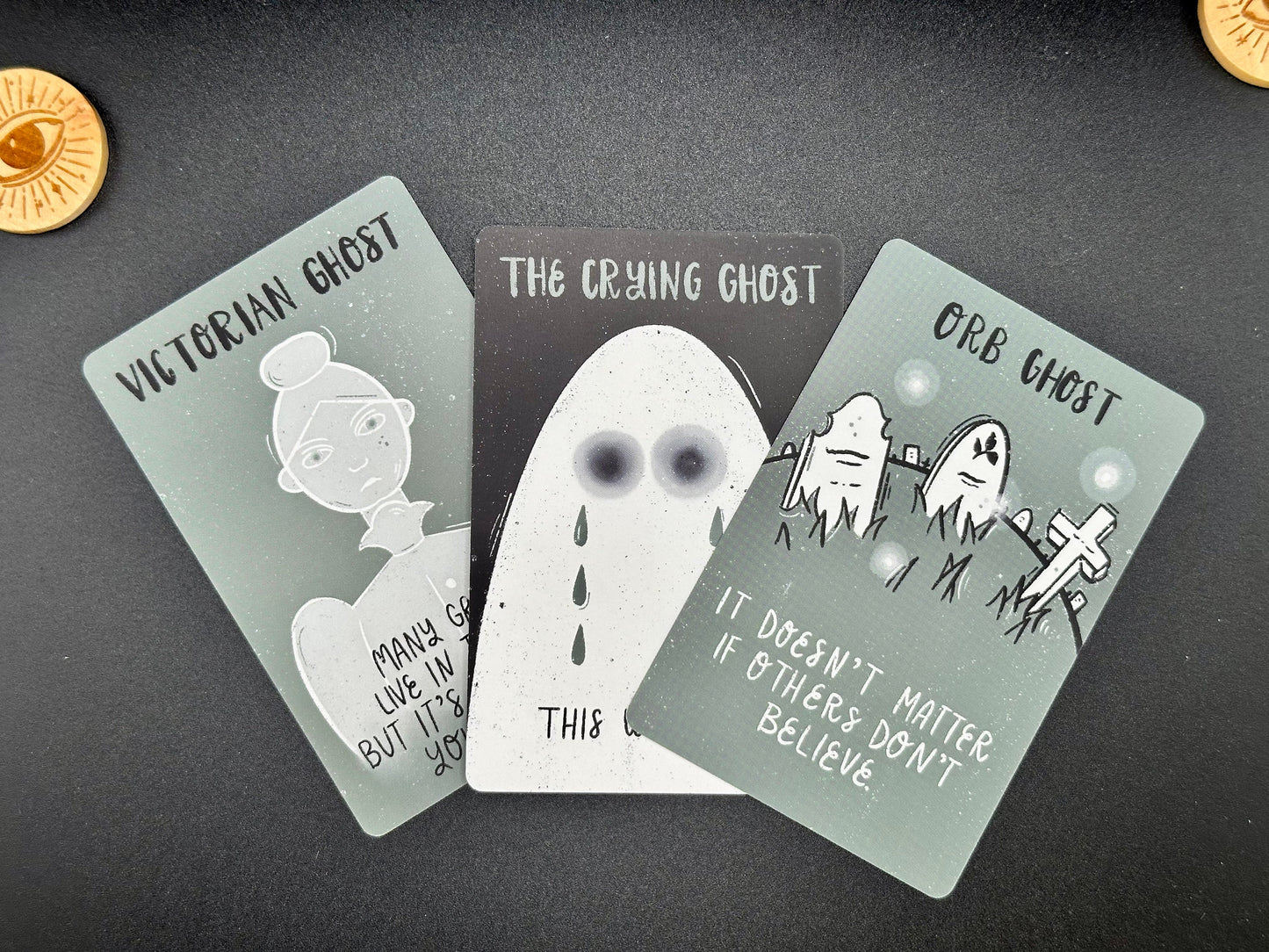 Mini Divi Ghosts Oracle Deck: Spirit Divination Tool by artist Holly Oddly, 30 Card Deck