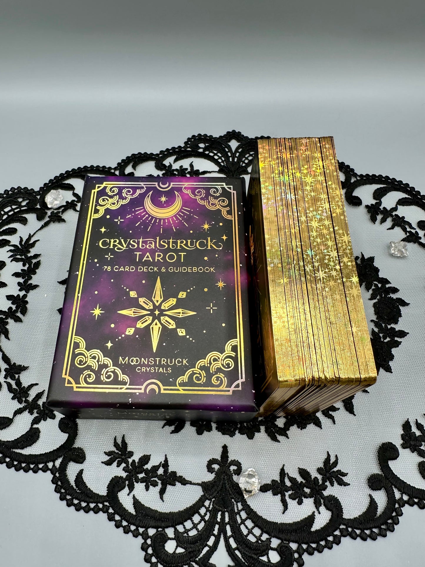 Crystalstruck Tarot Deck and Guidebooklet- Gold Edition