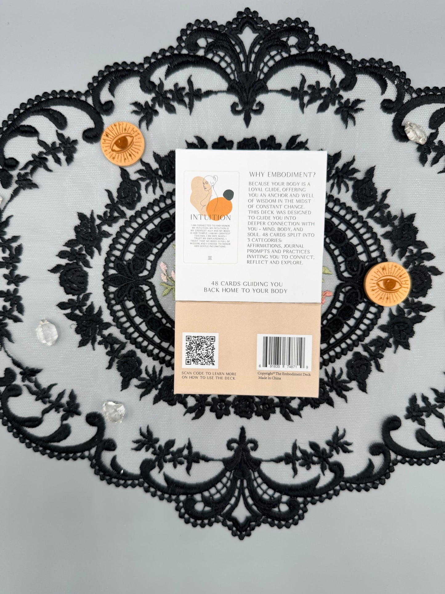Embodiment Oracle Deck, 48 Card Deck for Self-Care, Reflection, Connection