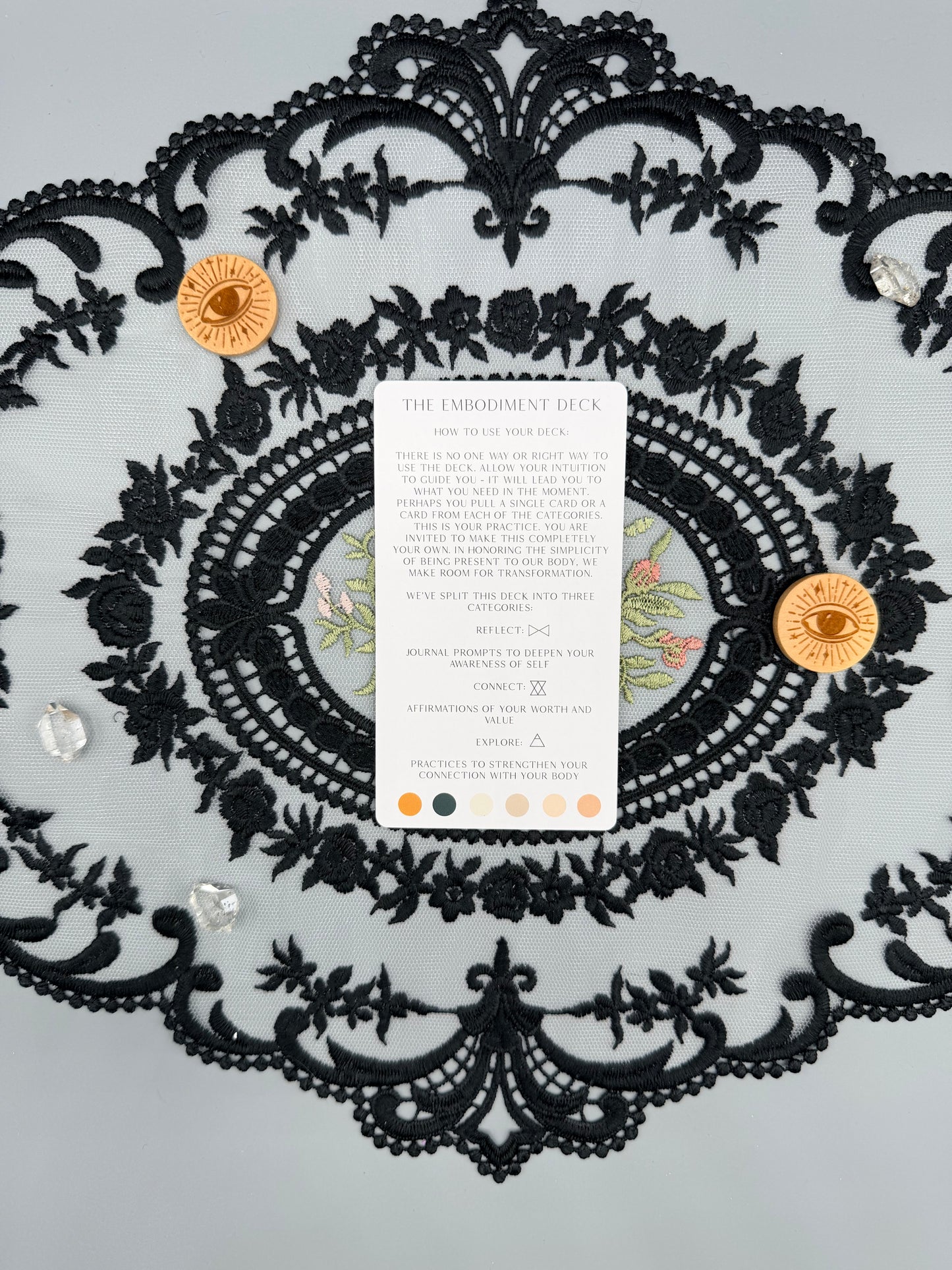 Embodiment Oracle Deck, 48 Card Deck for Self-Care, Reflection, Connection