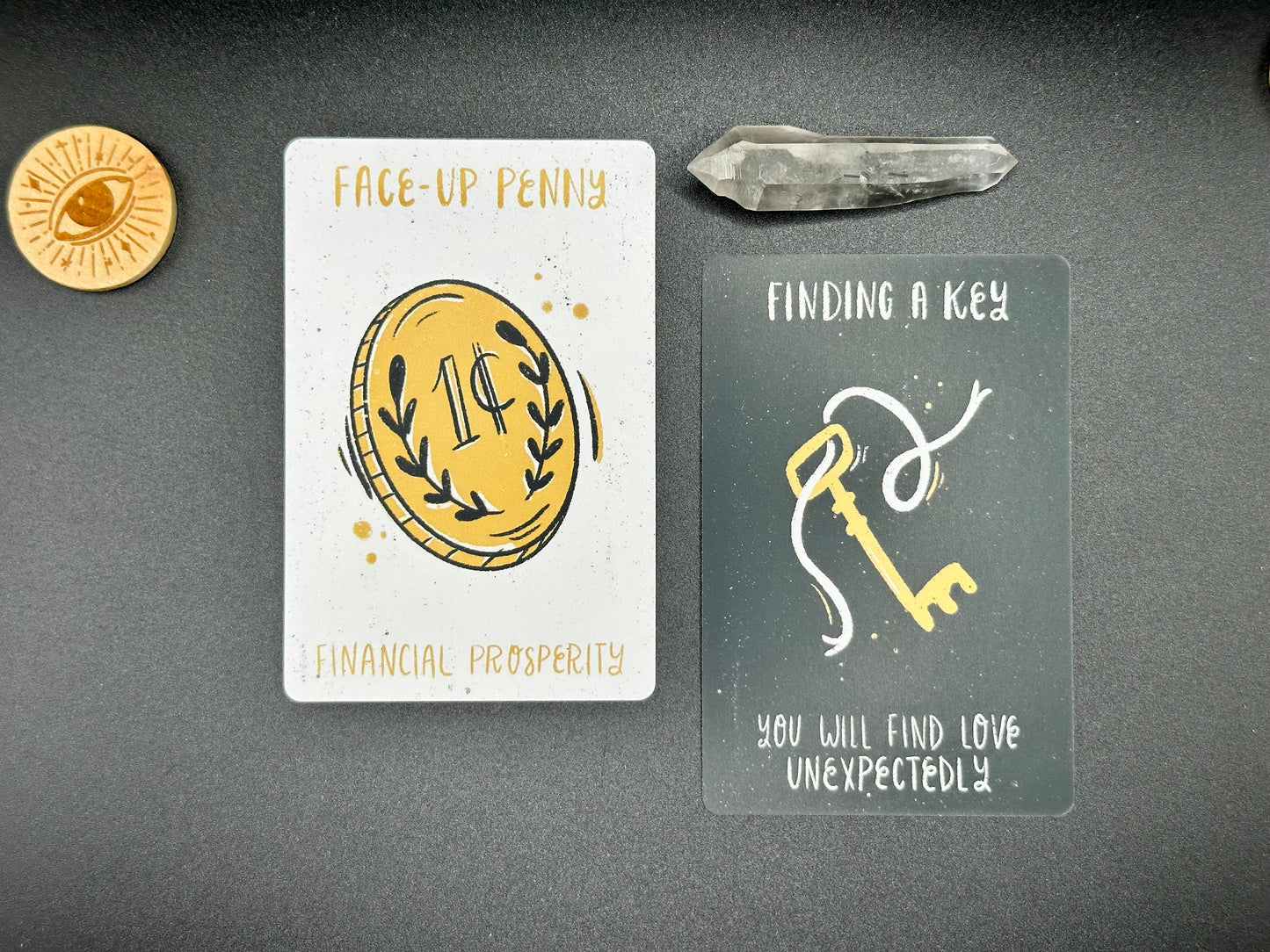 Mini Divi Omens Oracle Deck, Divination Tool by Holly Oddly, 30 Card Deck