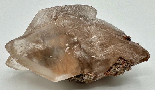 Naica Selenite Crystal with Moving Enhydro, Gypsum Selenite with Mobile Enhydro