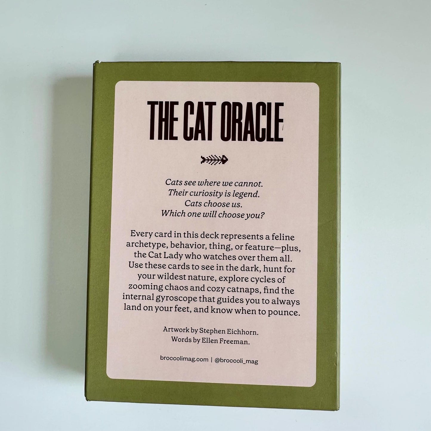 The Cat Oracle, a 33 Card Oracle Deck and Guidebook for Divination and Feline Guidance