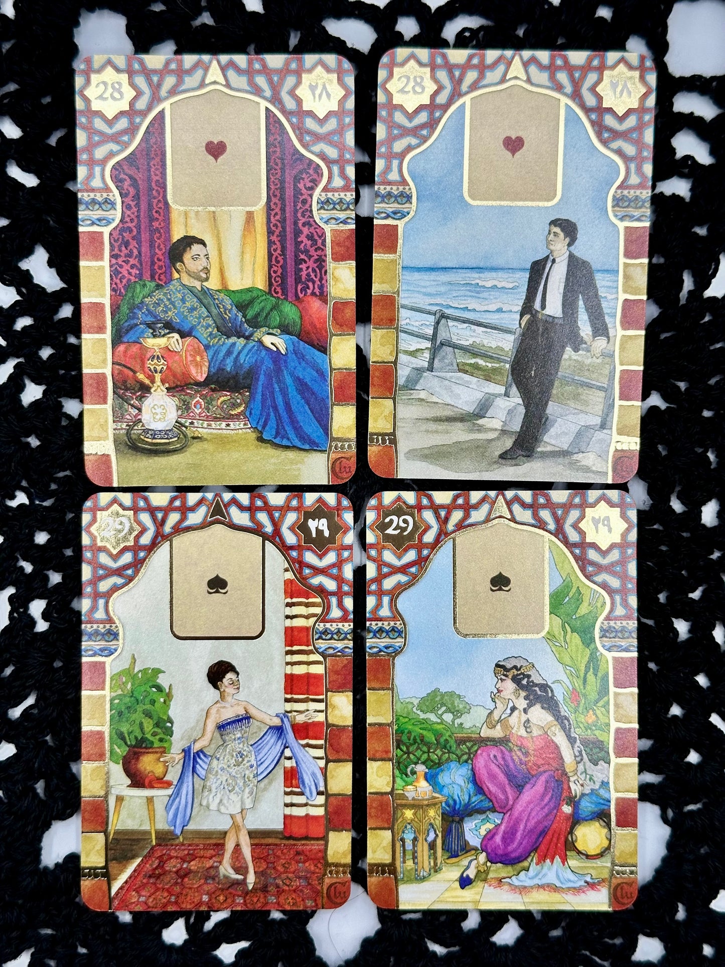 Rana George Lenormand Deck and Guidebook for Divination