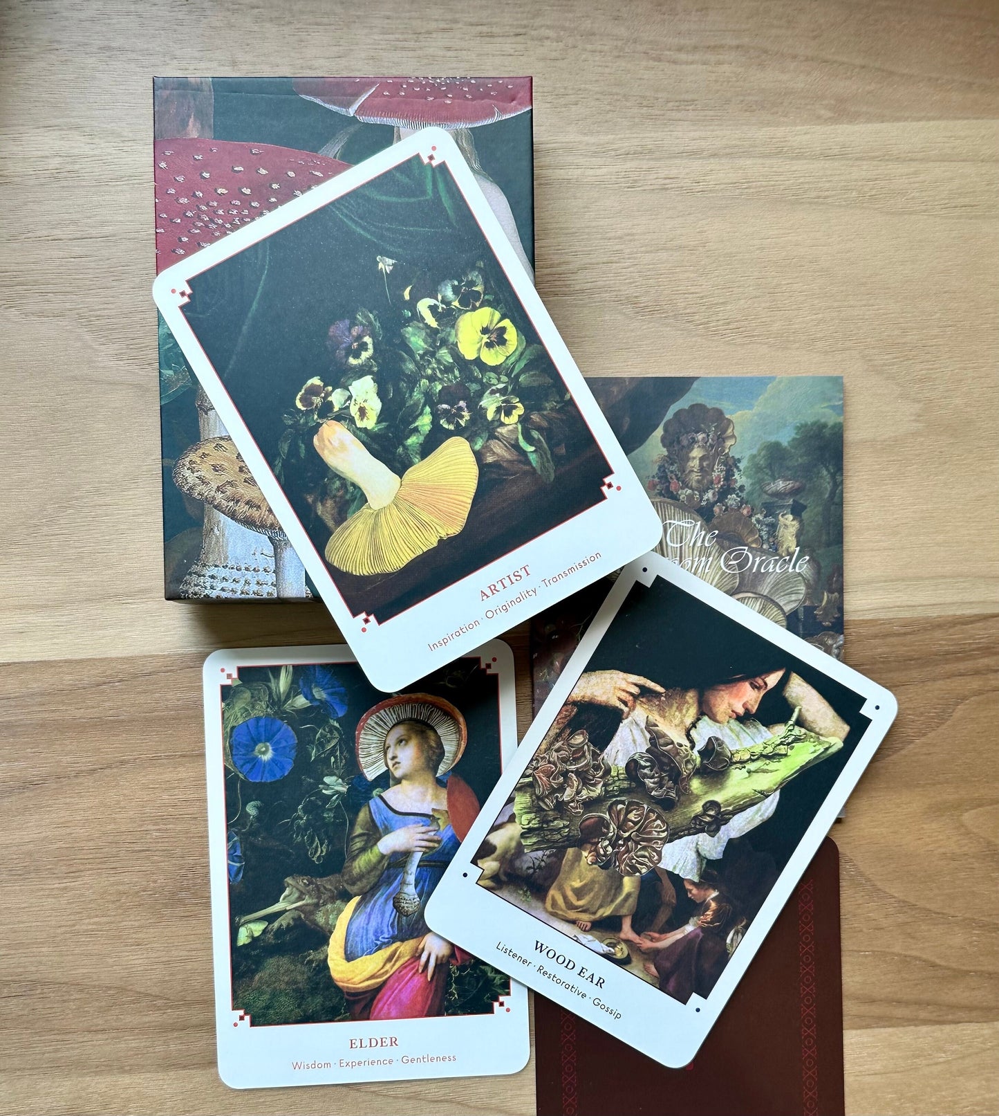 The Mushroom Oracle Deck- 44 Card Deck and Guidebook