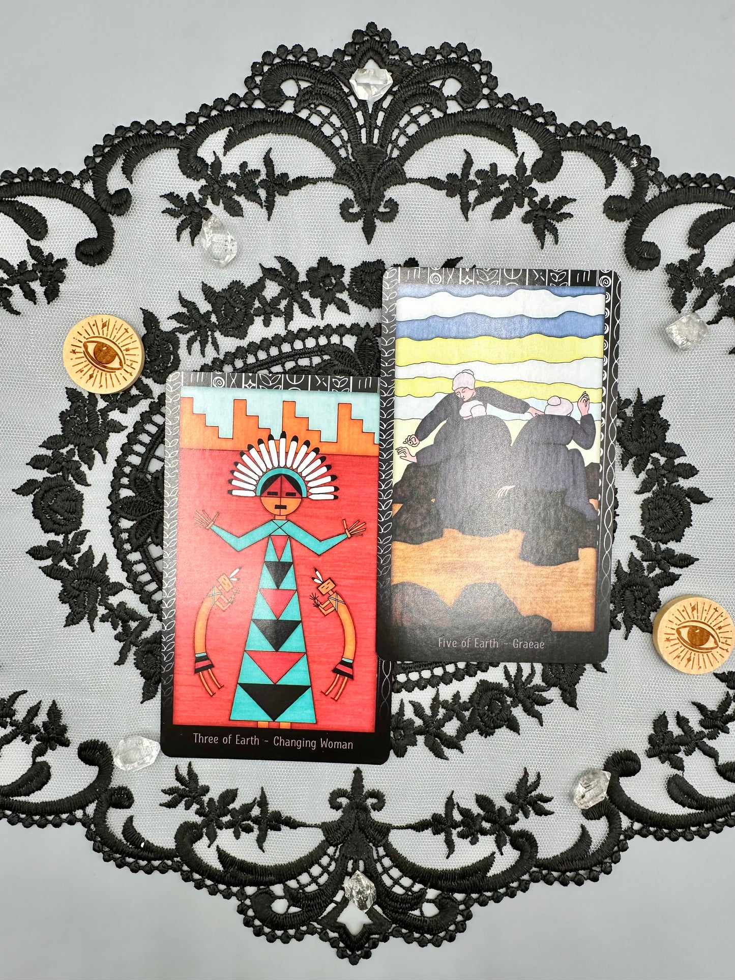 The Dark Daughter Tarot Deck and Guidebook- Goddesses of the World Speak from the Depths
