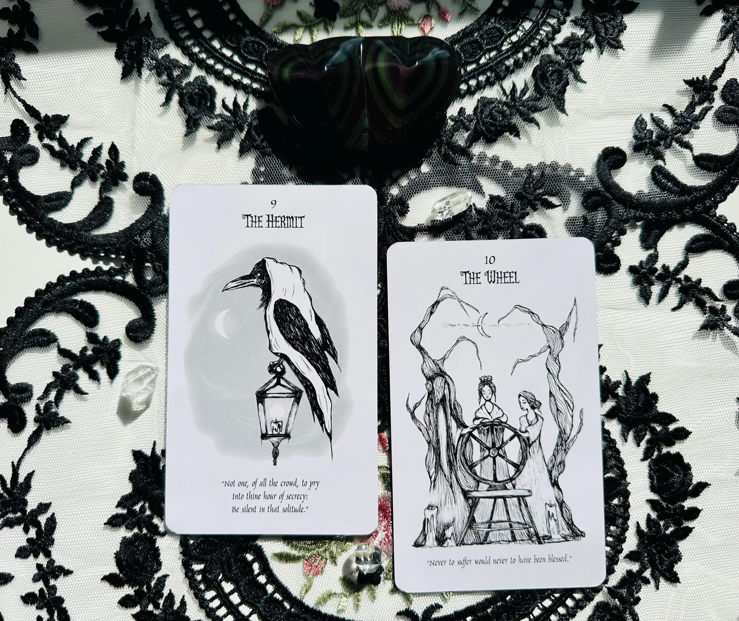 The Poe Tarot Deck: Whimsical Macabre Literary Tarot Cards with Guidebook