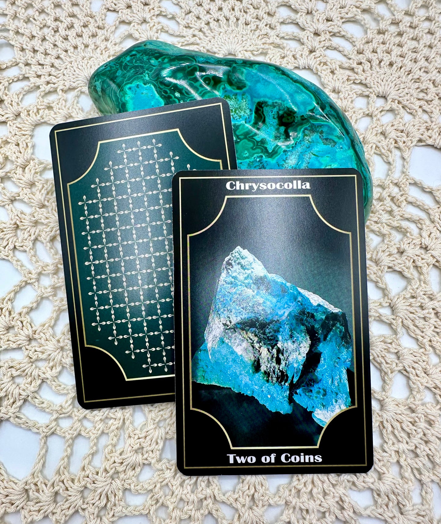 Tarot of Gemstones and Crystals, 78 Card Deck with Guide Booklet