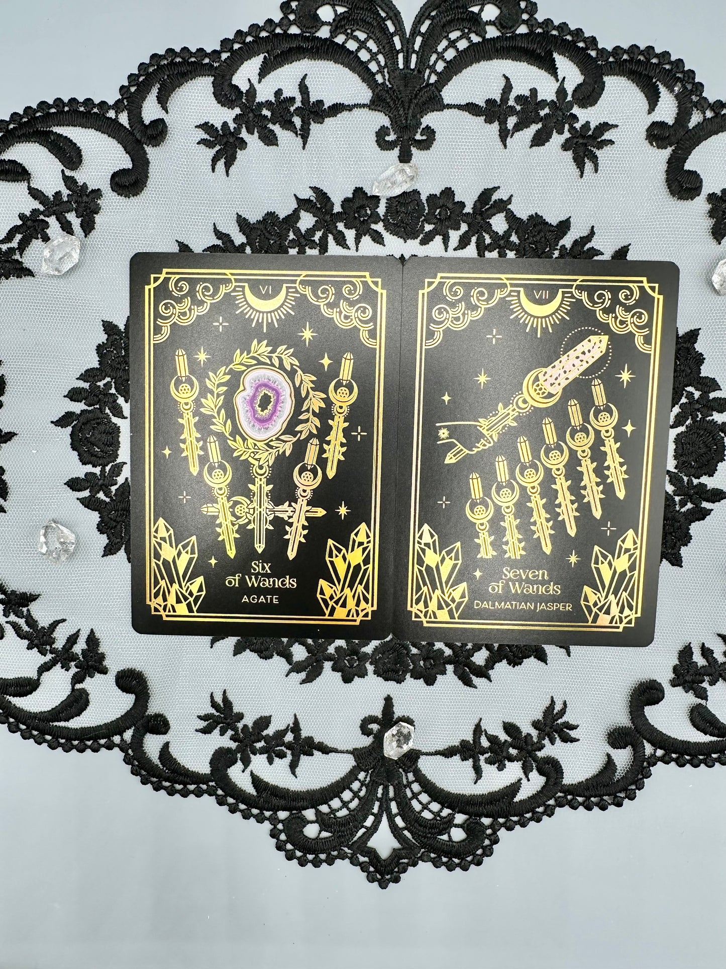 Crystalstruck Tarot Deck and Guidebooklet- Gold Edition