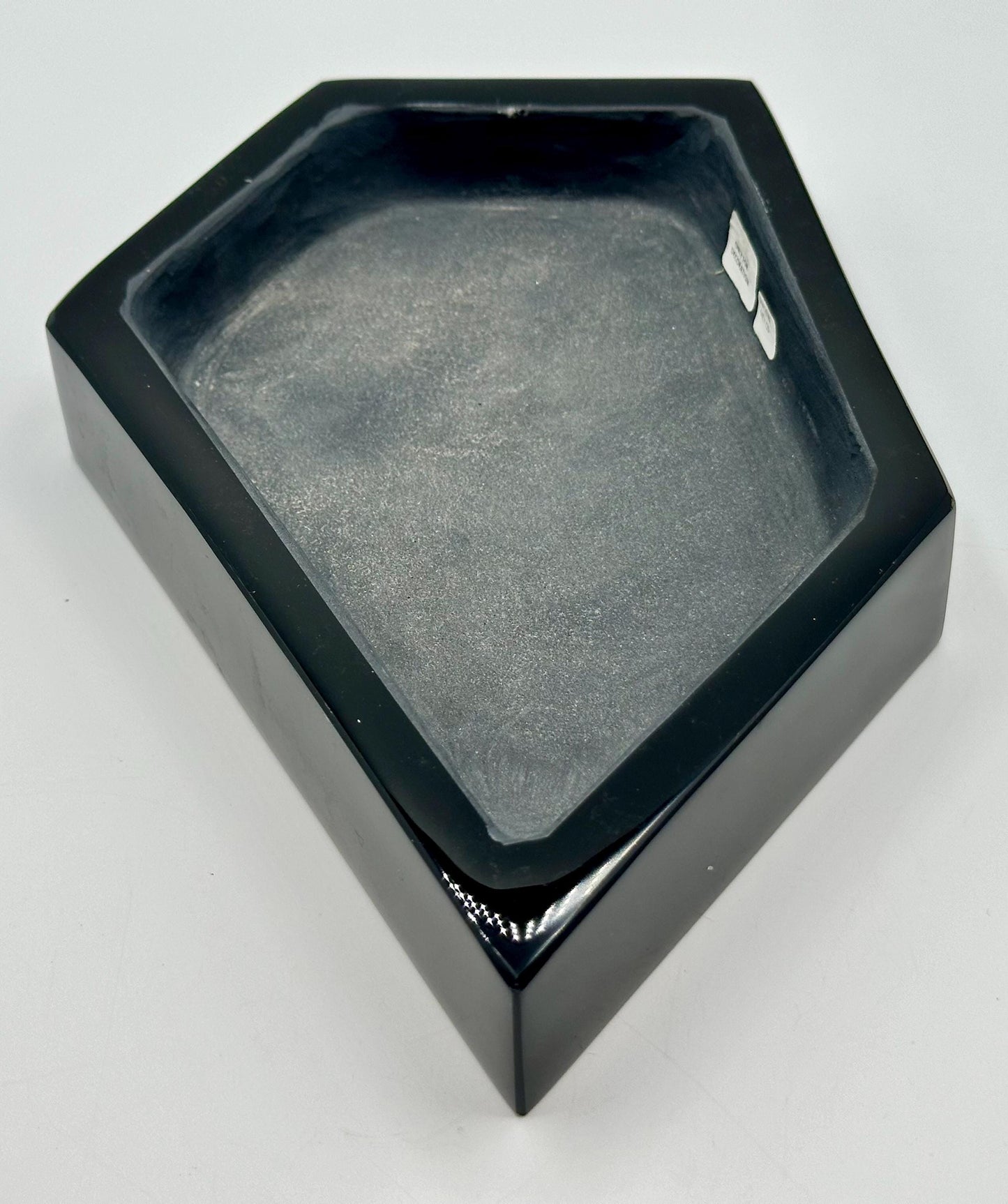 Polished Obsidian Crystal Jewelry and Trinket Dish
