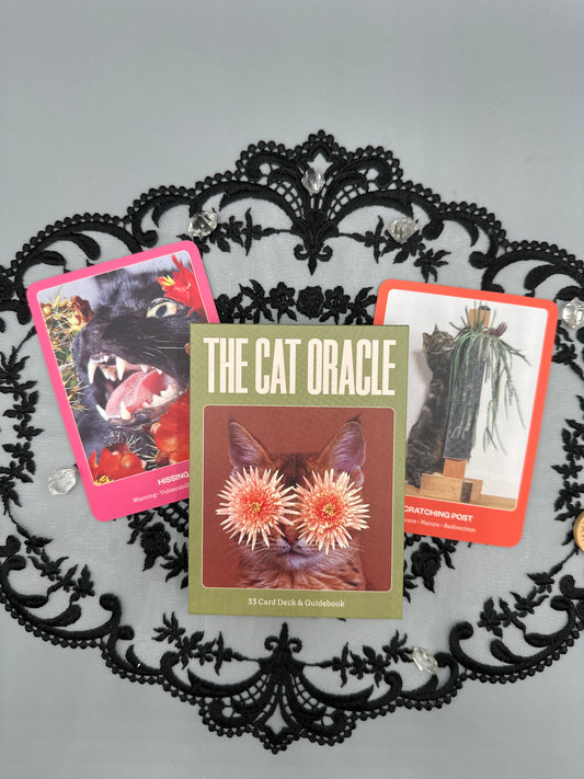 The Cat Oracle, a 33 Card Oracle Deck and Guidebook for Divination and Feline Guidance
