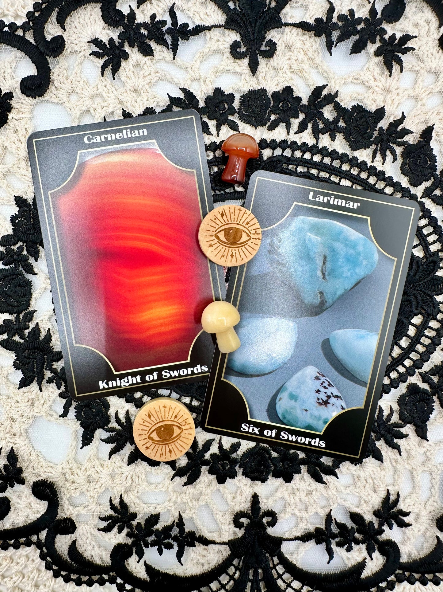 Tarot of Gemstones and Crystals, 78 Card Deck with Guide Booklet
