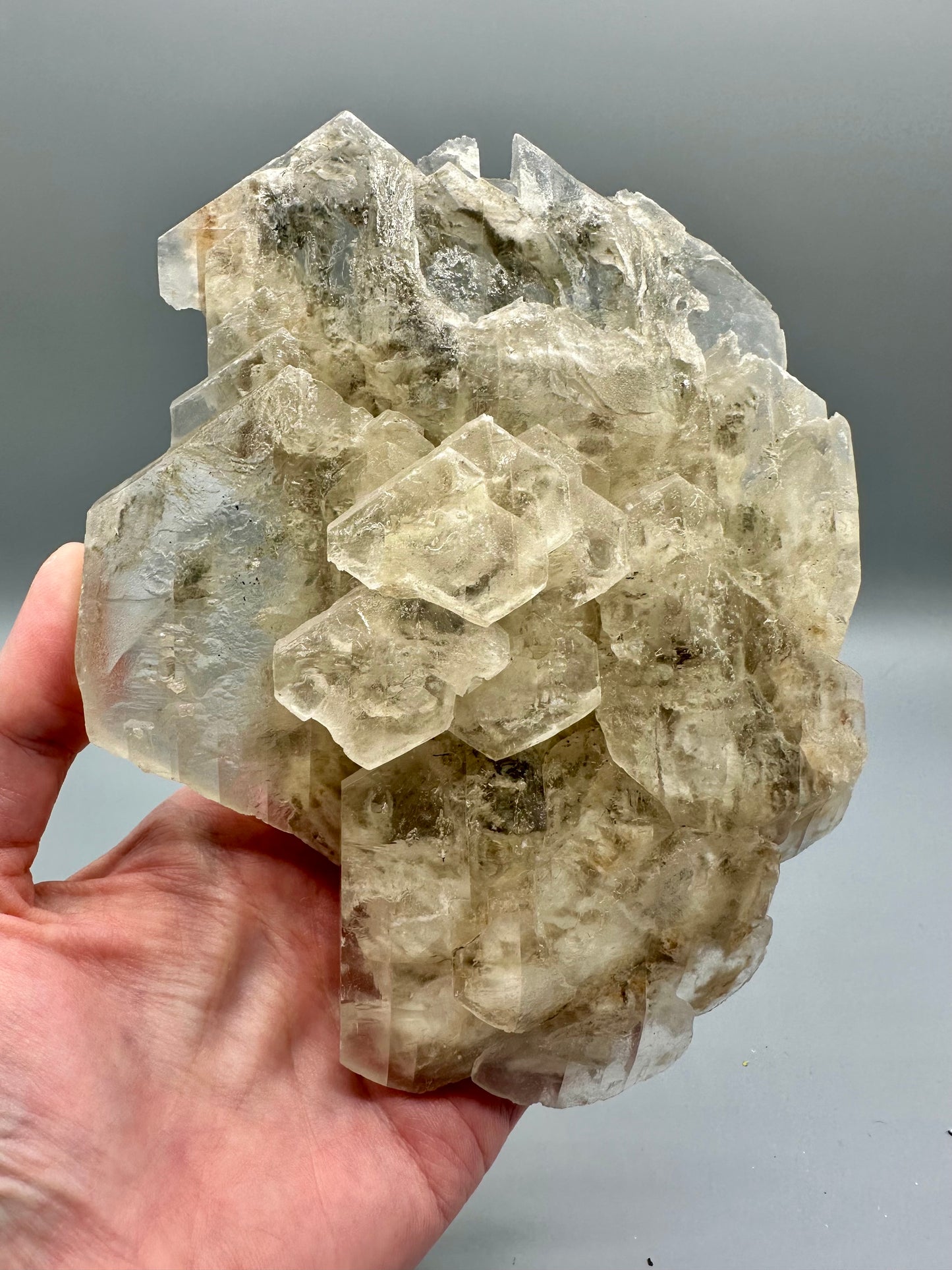 Elestial Selenite Crystal Specimen