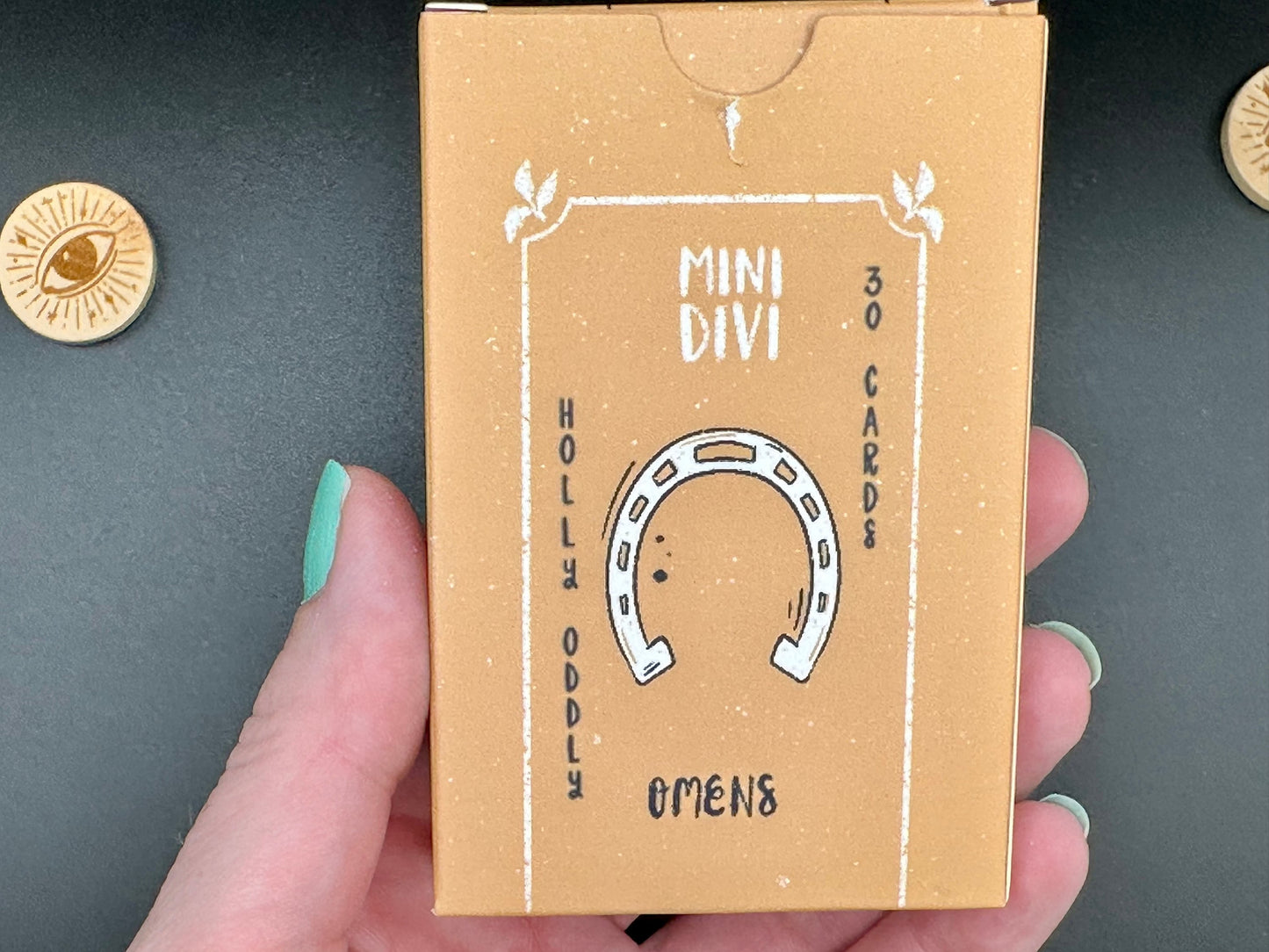Mini Divi Omens Oracle Deck, Divination Tool by Holly Oddly, 30 Card Deck