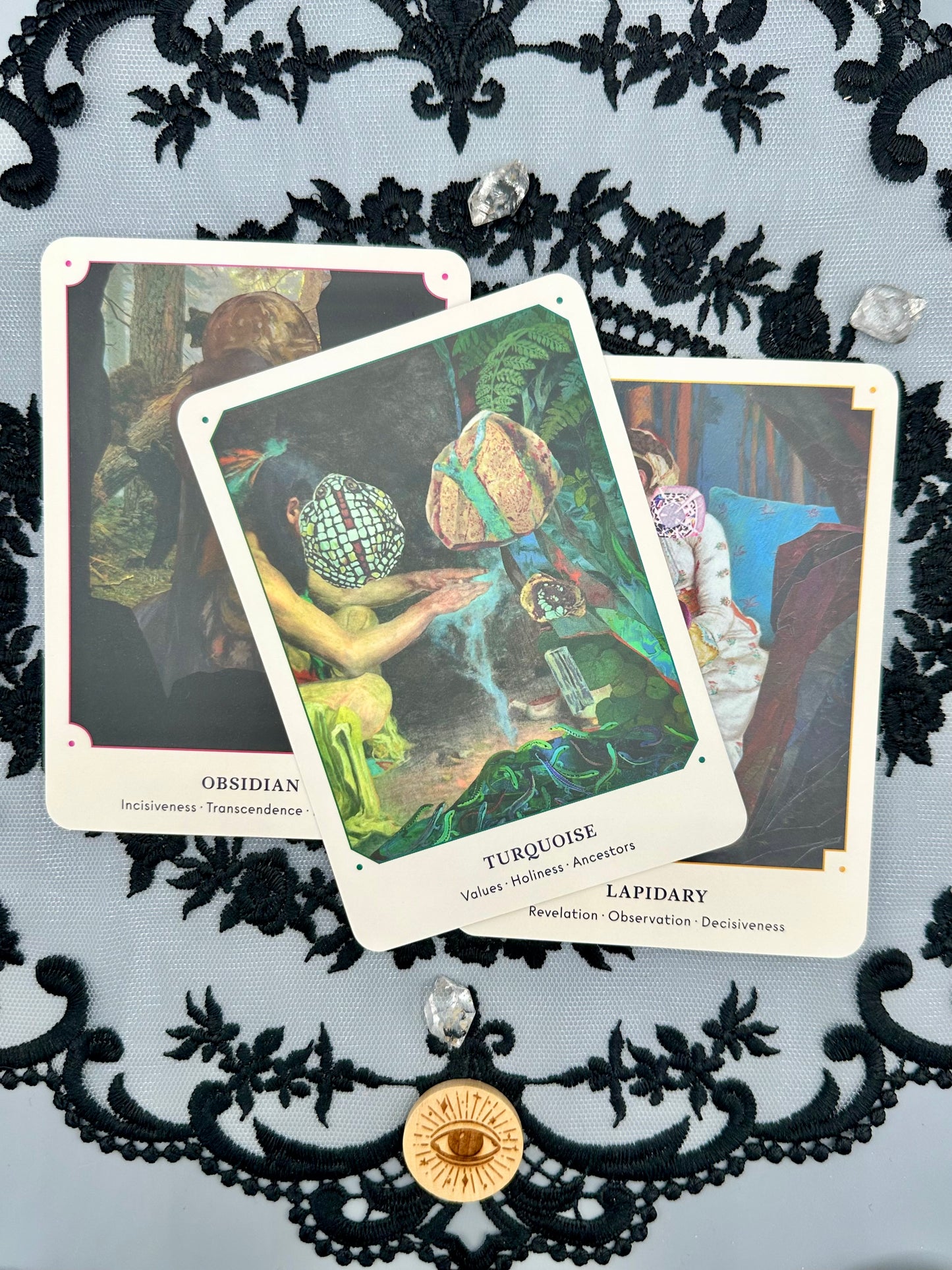 The Crystal Oracle, 44 Card Deck and Guidebook for Divination