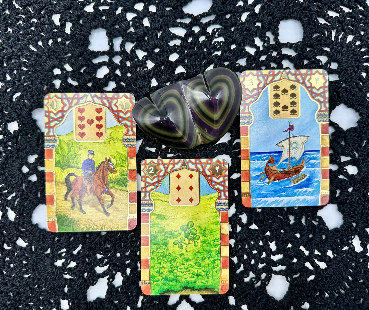 Rana George Lenormand Deck and Guidebook for Divination