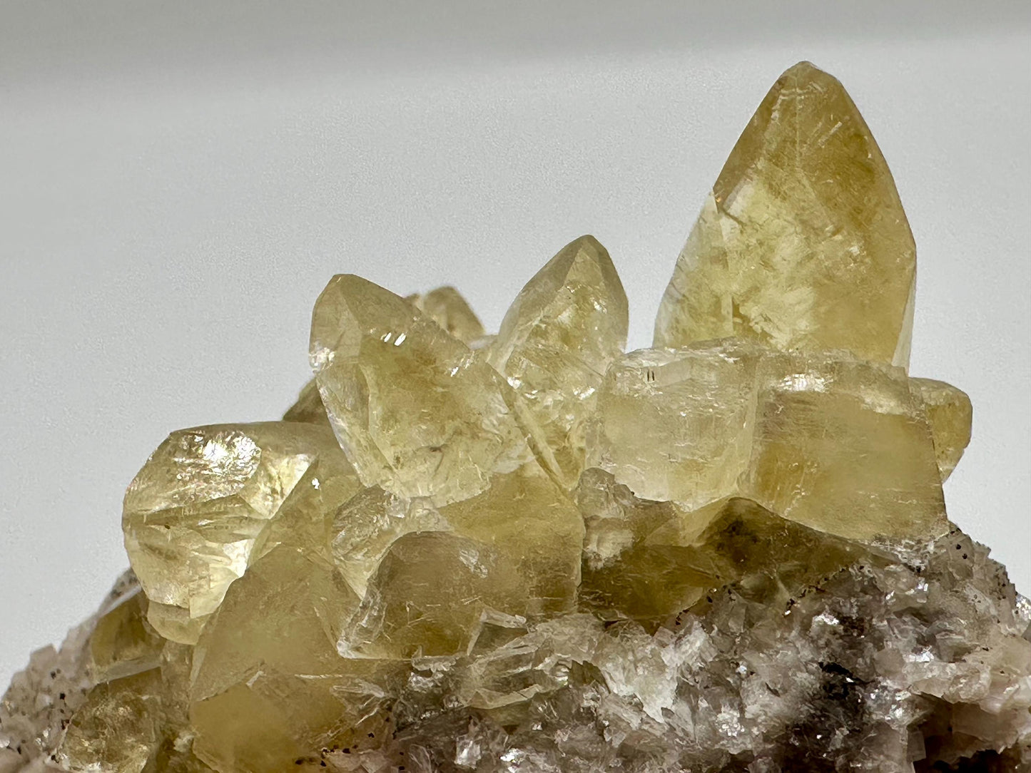 Sweetwater Calcite Cluster with Chalcopyrite Self Standing