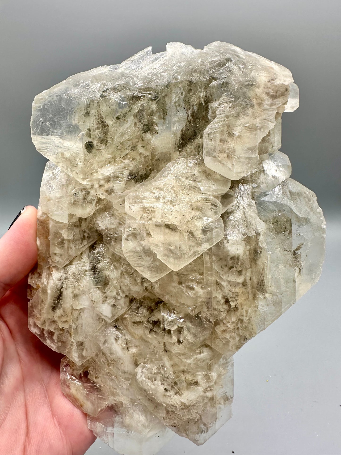 Elestial Selenite Crystal Specimen