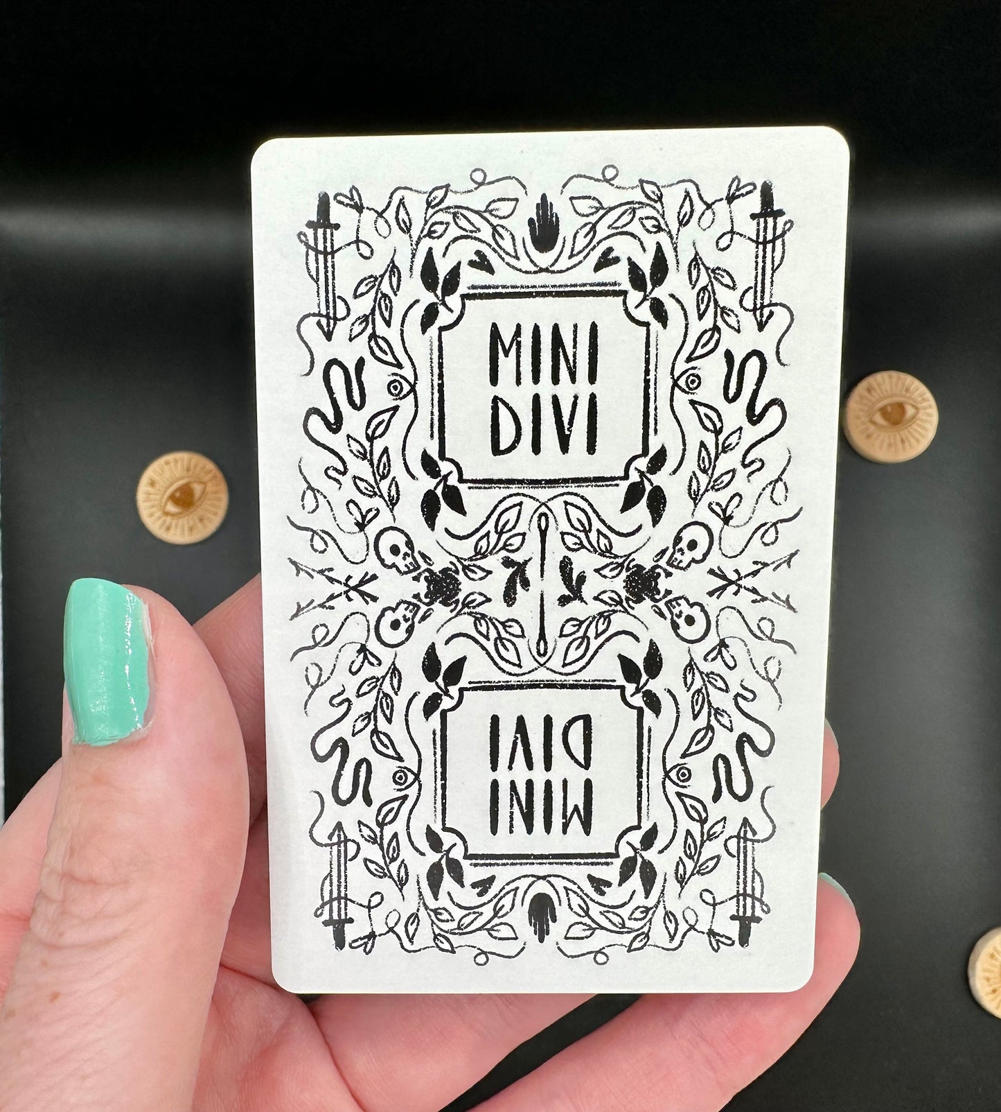 Mini Divi Ghosts Oracle Deck: Spirit Divination Tool by artist Holly Oddly, 30 Card Deck
