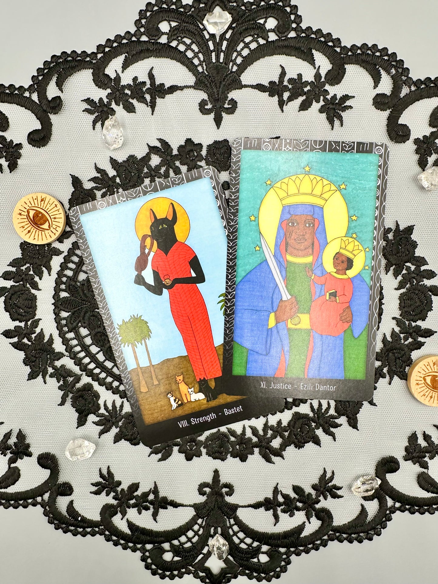 The Dark Daughter Tarot Deck and Guidebook- Goddesses of the World Speak from the Depths