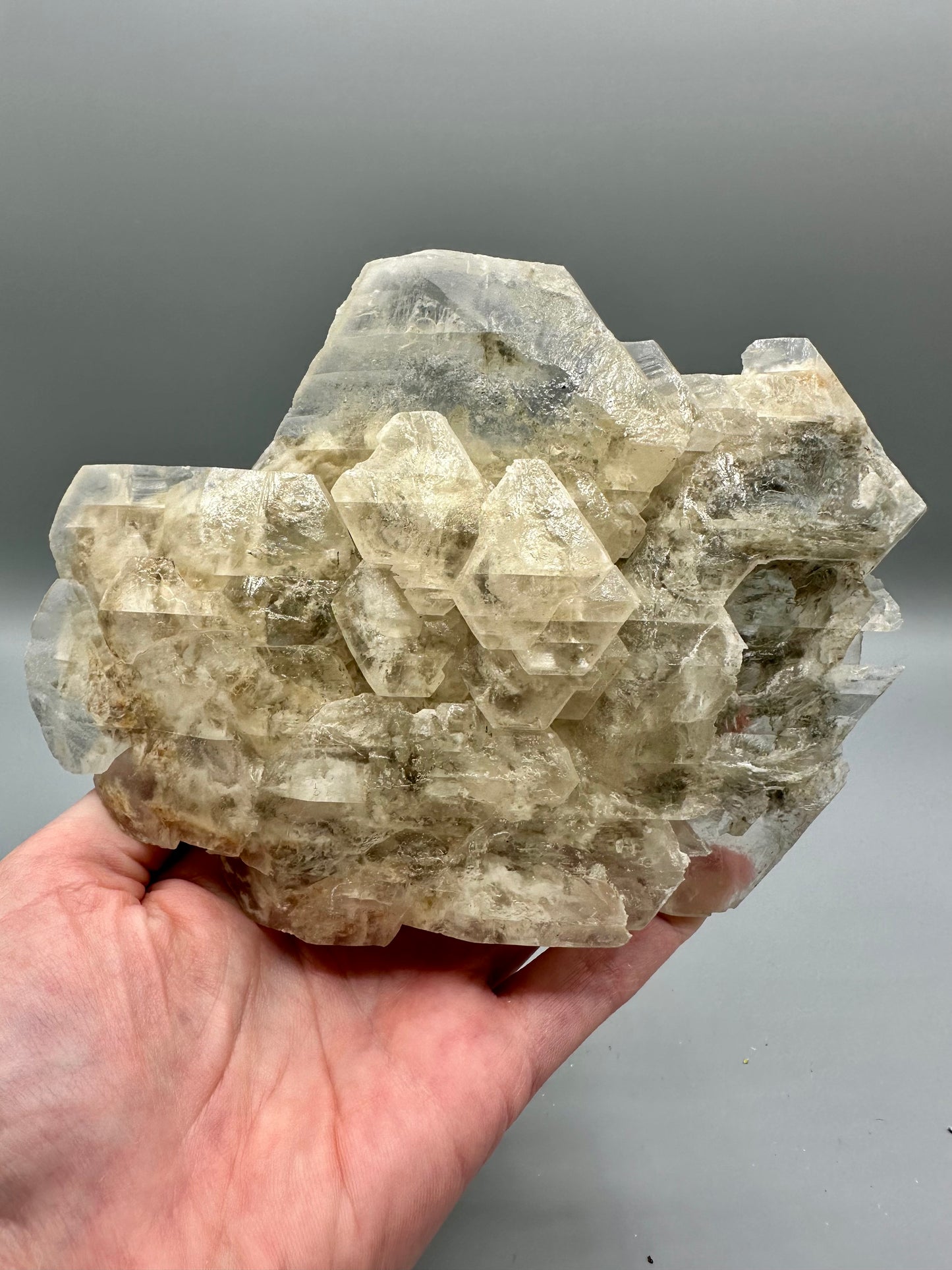 Elestial Selenite Crystal Specimen