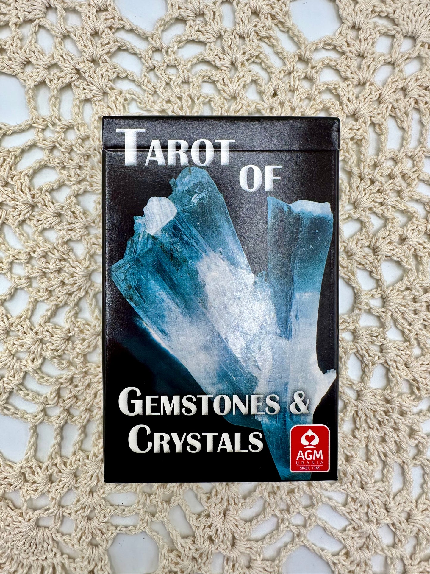 Tarot of Gemstones and Crystals, 78 Card Deck with Guide Booklet