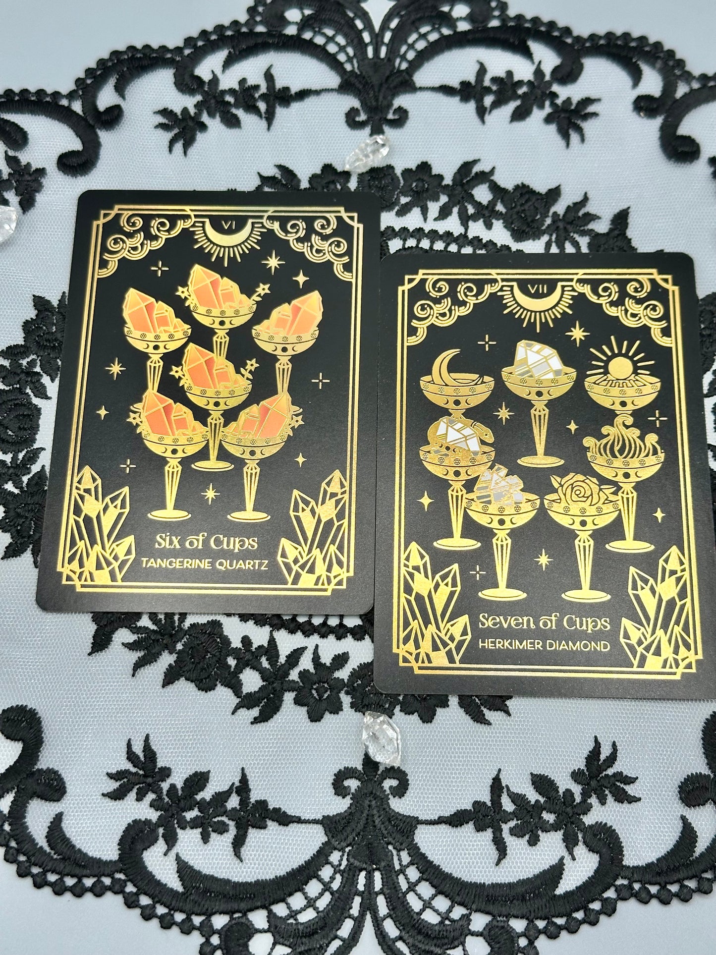 Crystalstruck Tarot Deck and Guidebooklet- Gold Edition
