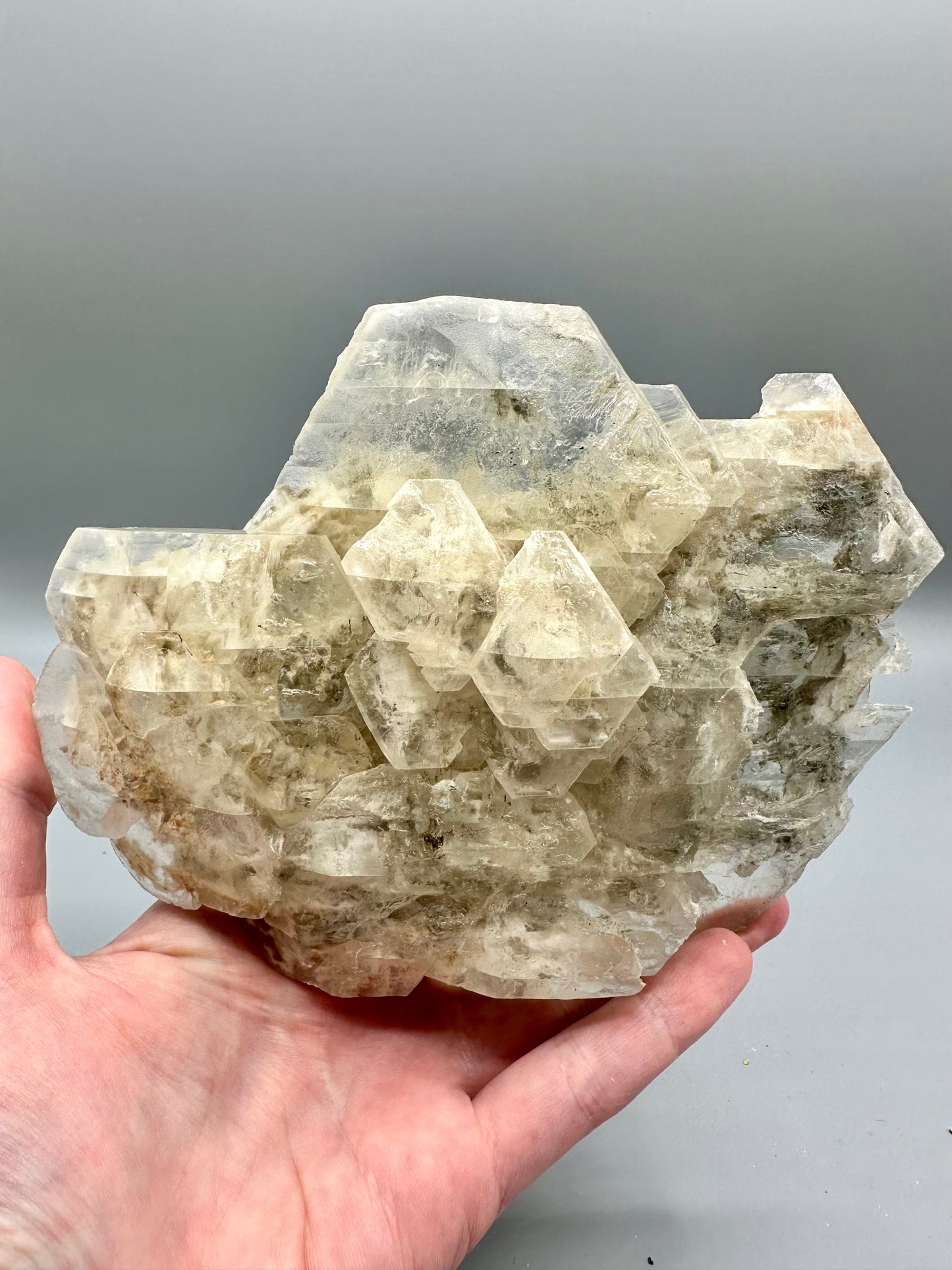 Elestial Selenite Crystal Specimen