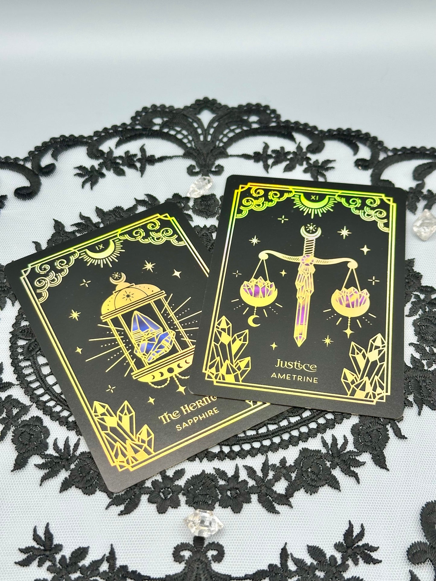 Crystalstruck Tarot Deck and Guidebooklet- Gold Edition