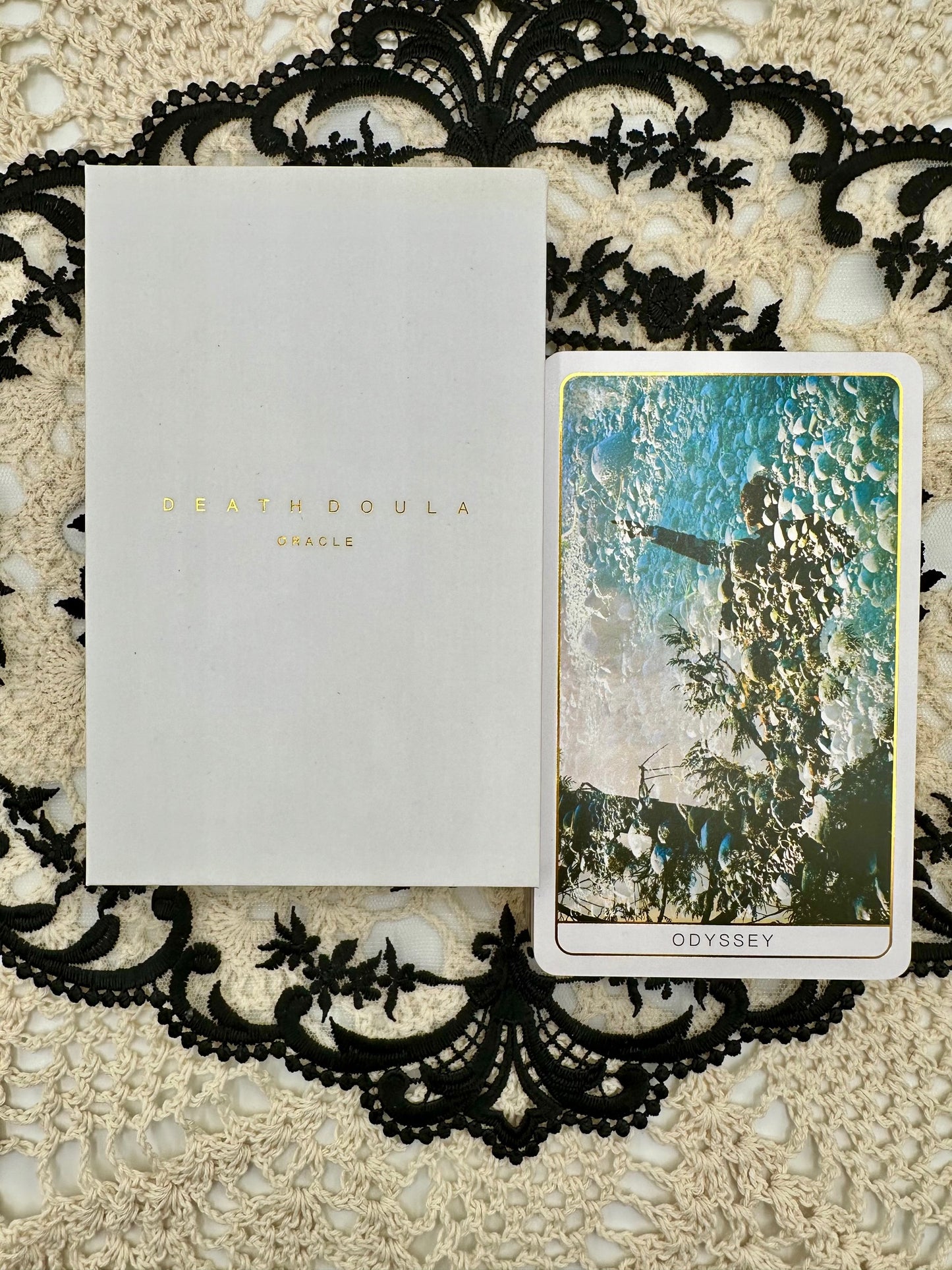 Death Doula Oracle, 56 Card Deck for Death and Rebirth, Shadow Work Tool, Divination Tool